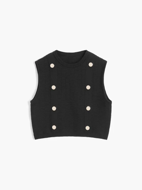 Everyday Rib Knit Crop Top sold by COMMENSE
