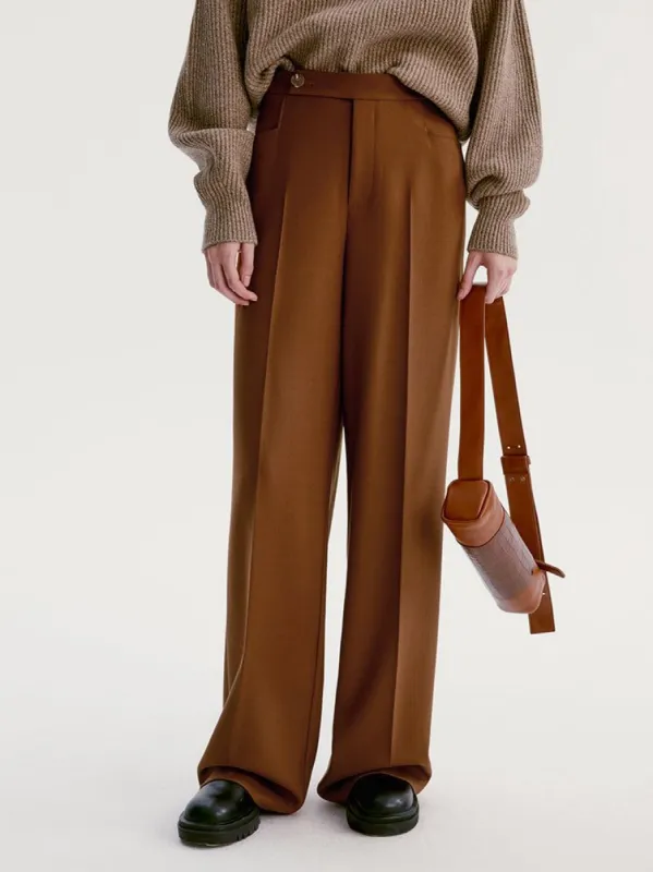 Maple Pockets Wide Leg Pants sold by COMMENSE
