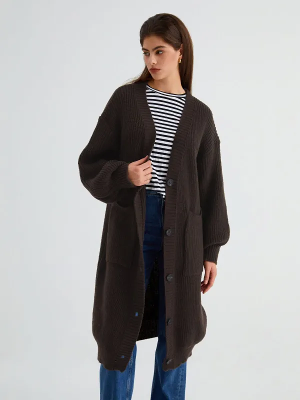 Nice And Clear Long Cardigan sold by COMMENSE
