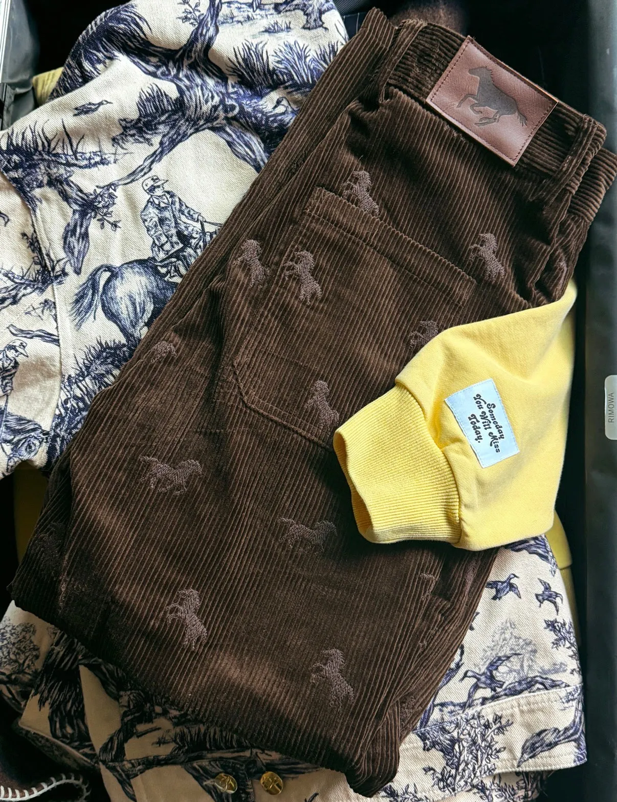 SWEET HORSE CORDUROYS - BROWN sold by Sweet Hat Co product image thumbnail 5