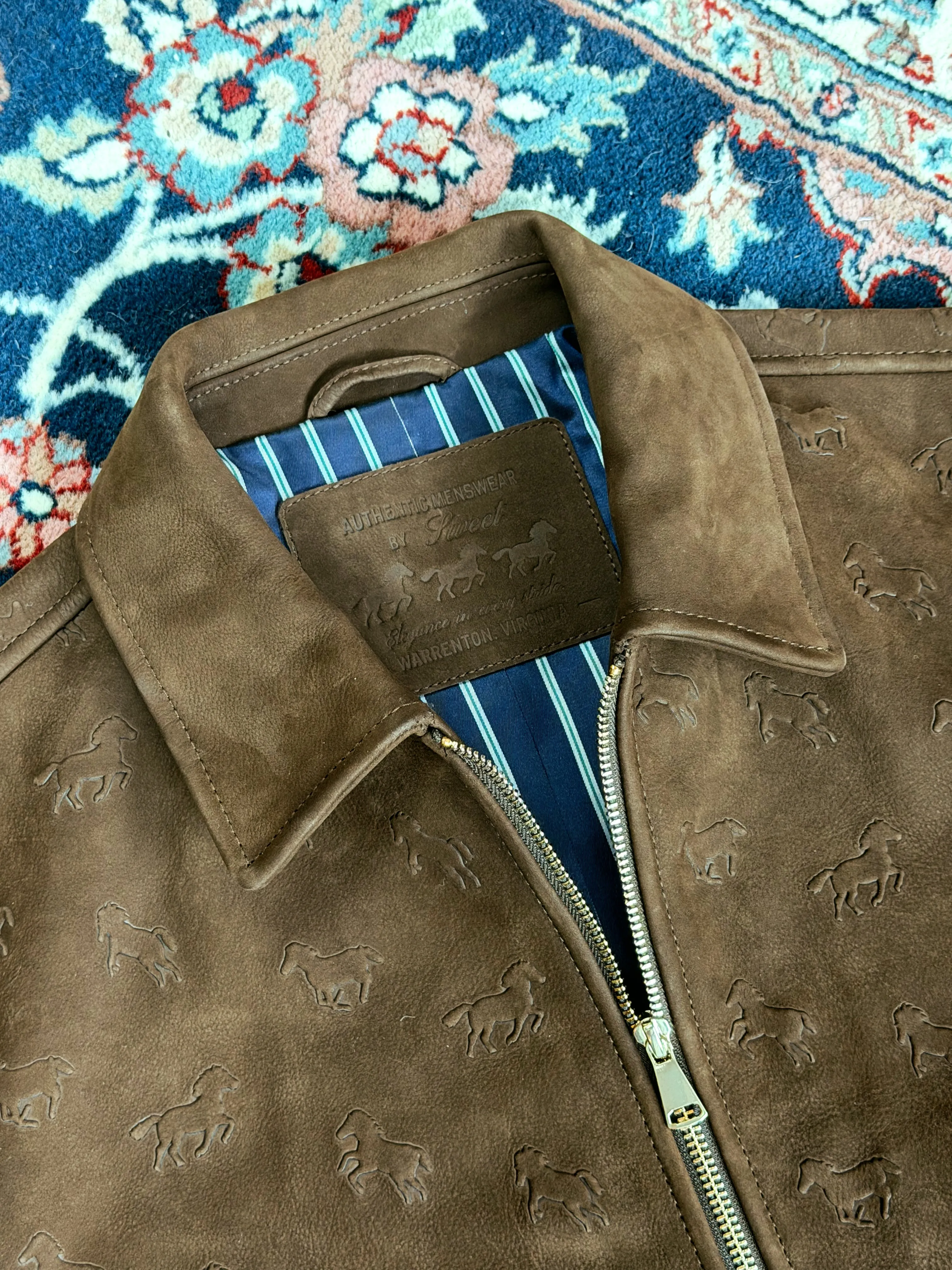 SWEET SUEDE LEATHER HORSE JACKET sold by Sweet Hat Co product image thumbnail 2