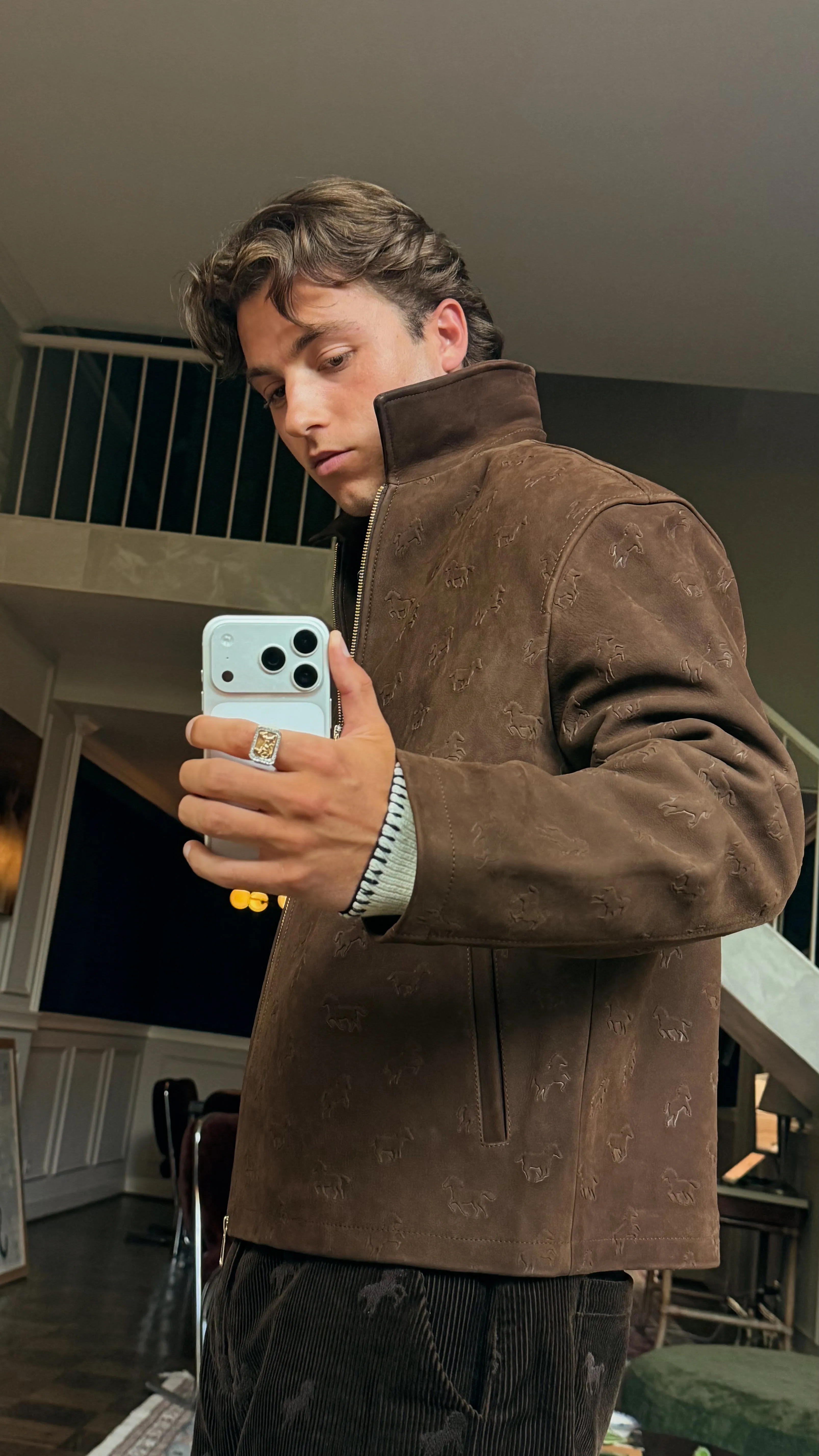 SWEET SUEDE LEATHER HORSE JACKET sold by Sweet Hat Co product image thumbnail 4