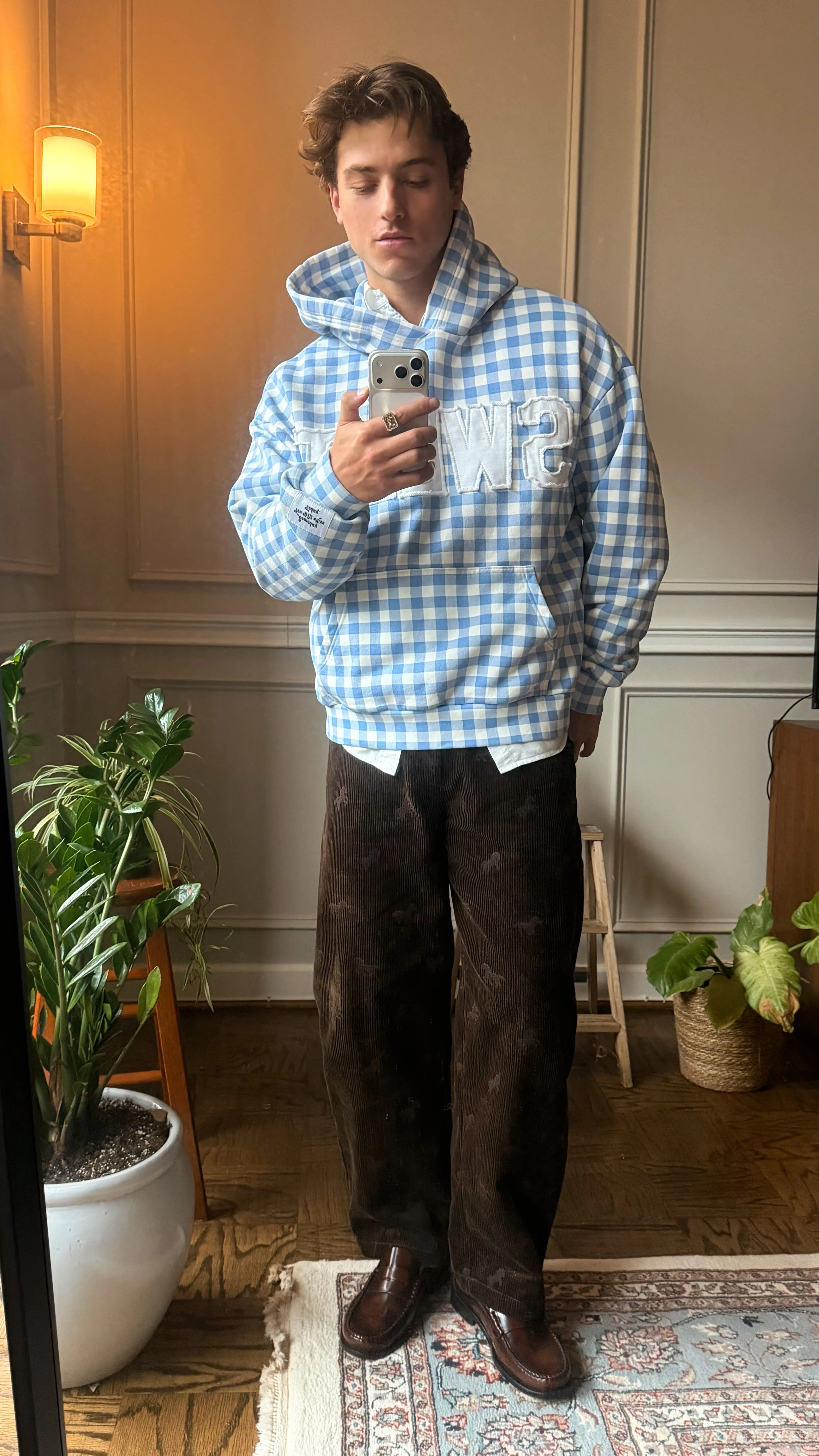 SWEET BLUE GINGHAM sold by Sweet Hat Co product image thumbnail 4