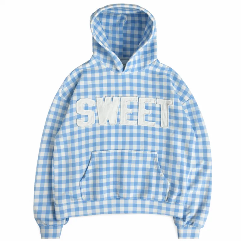 SWEET BLUE GINGHAM made by Sweet Hat Co
