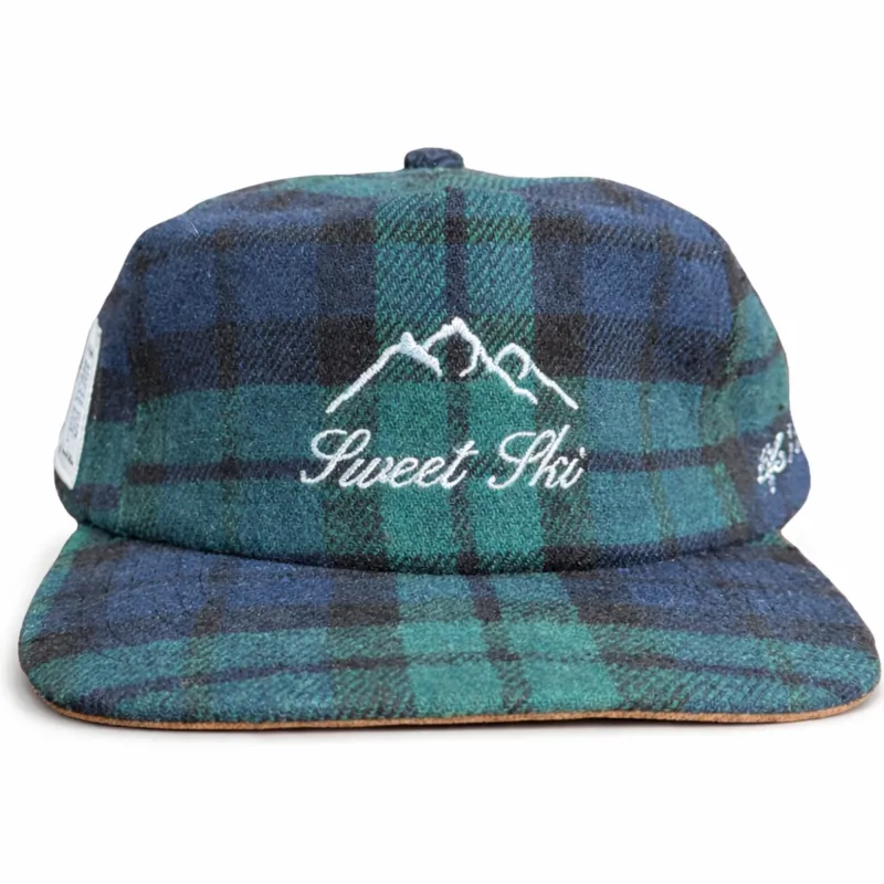 SWEET SKI GREEN PLAID made by Sweet Hat Co