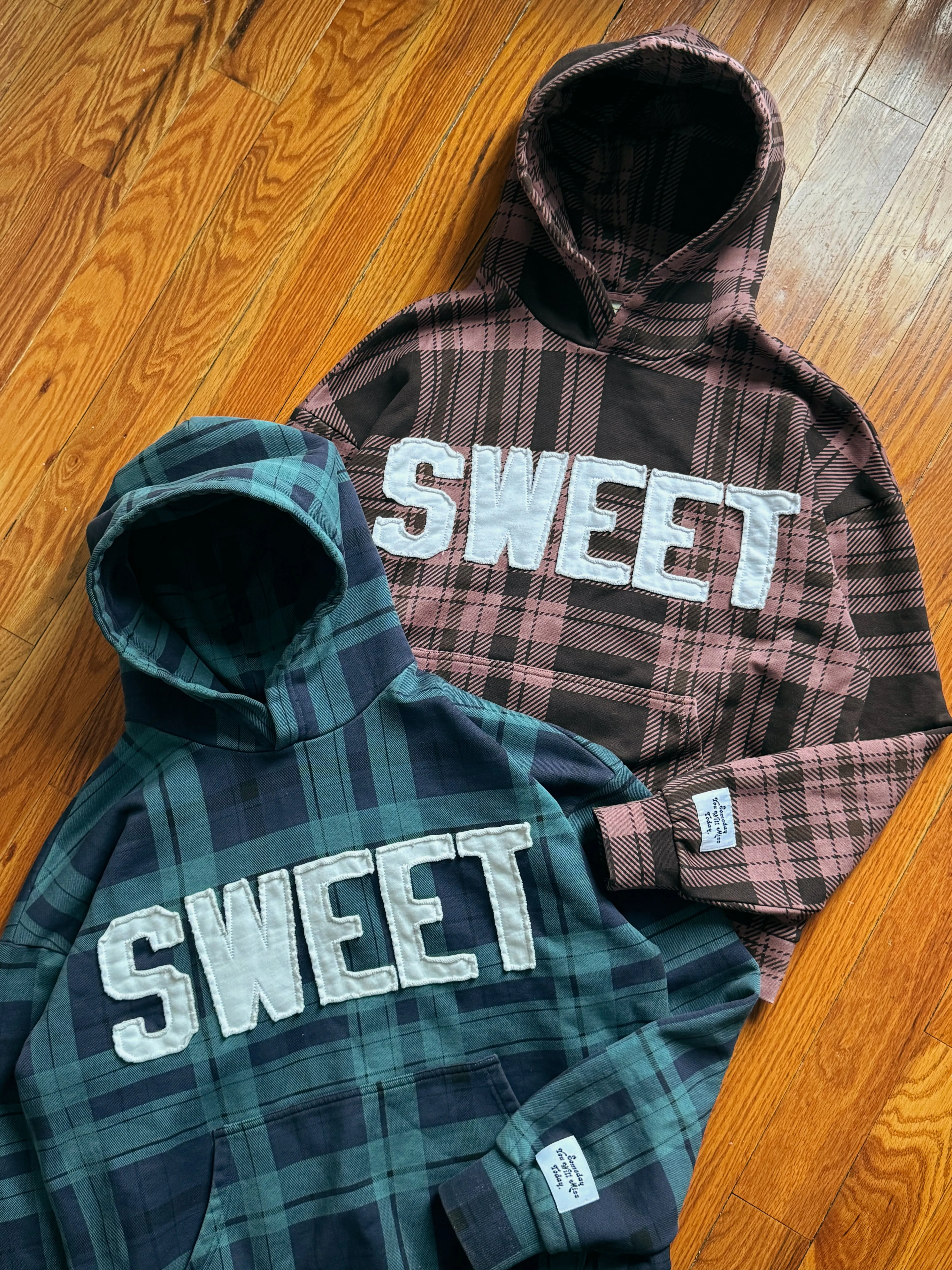 SWEET AGED PLAID GREEN sold by Sweet Hat Co product image thumbnail 3