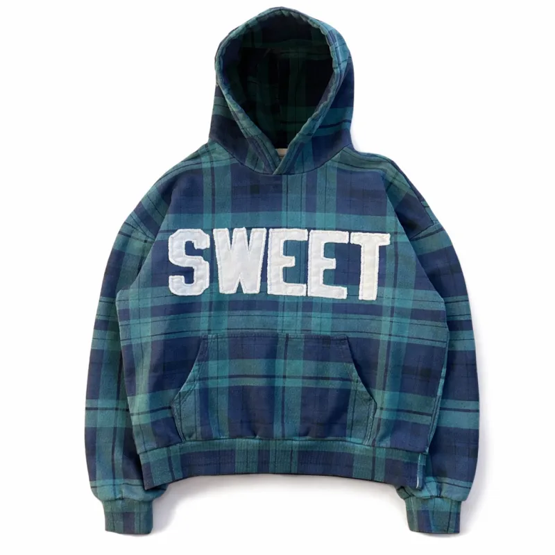 SWEET AGED PLAID GREEN made by Sweet Hat Co