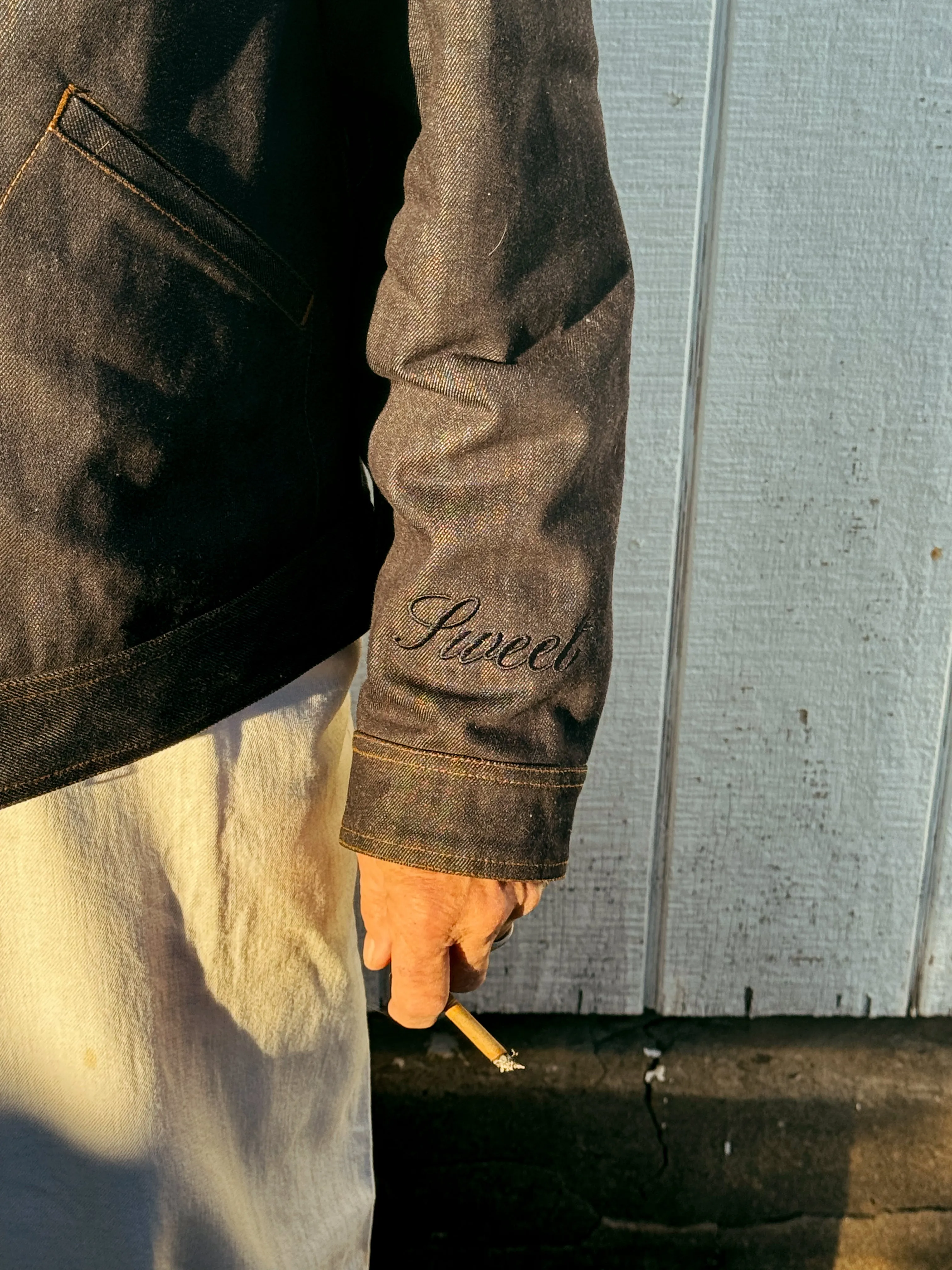 SWEET SELVEDGE DENIM JACKET sold by Sweet Hat Co product image thumbnail 3