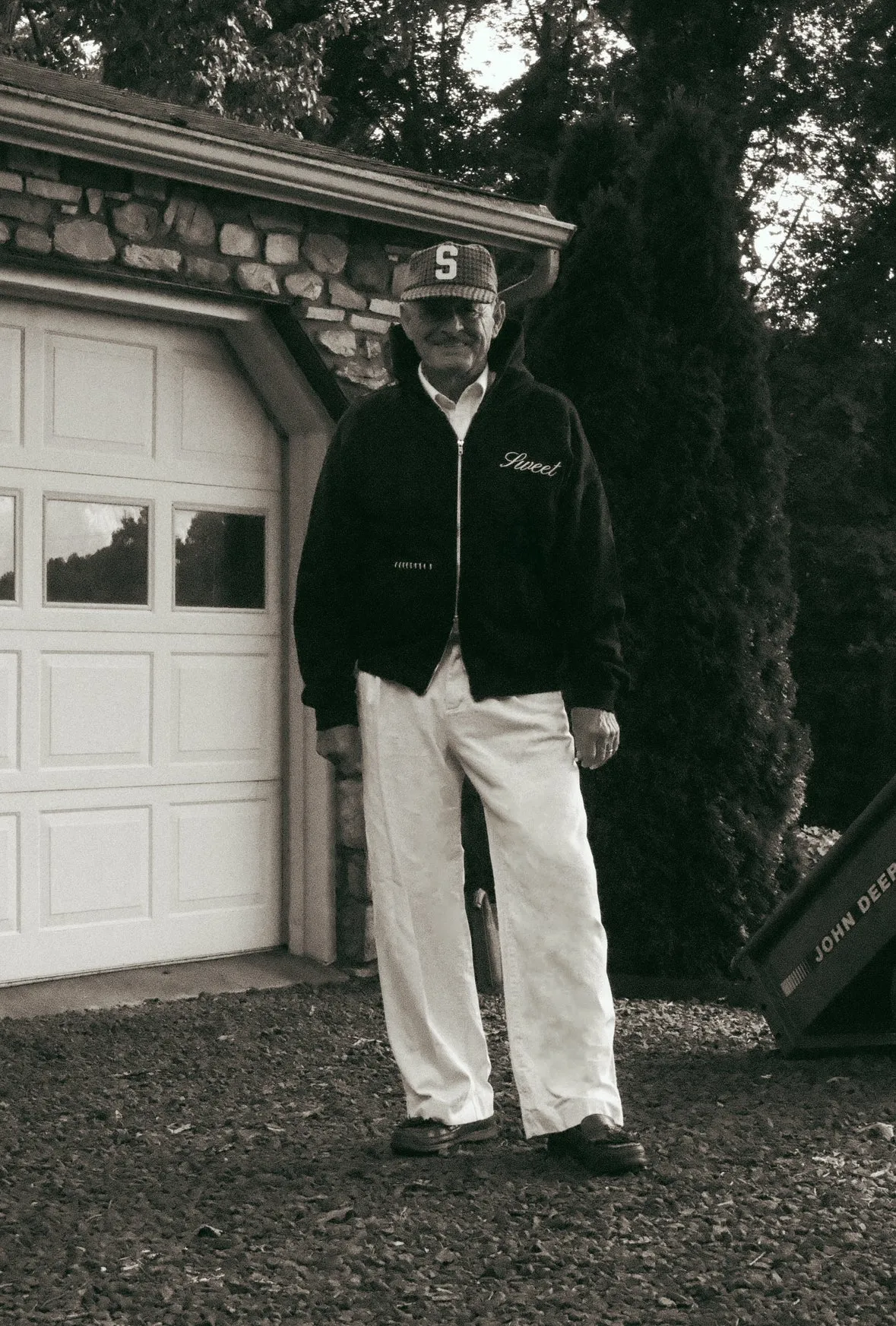 SWEET AGED BLACK ZIP-UP sold by Sweet Hat Co product image thumbnail 3