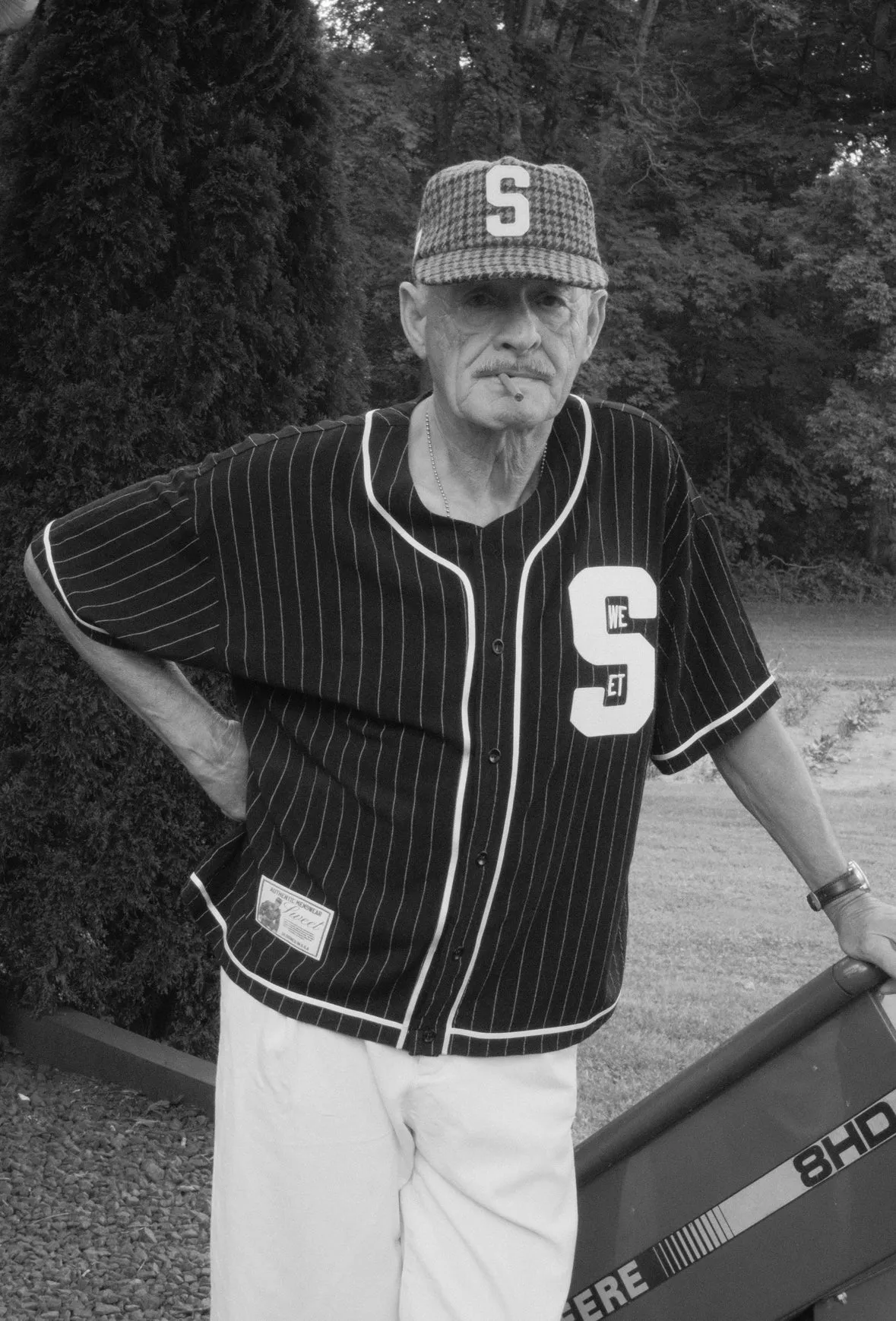 SWEET PINSTRIPE JERSEY - BLACK sold by Sweet Hat Co product image thumbnail 5