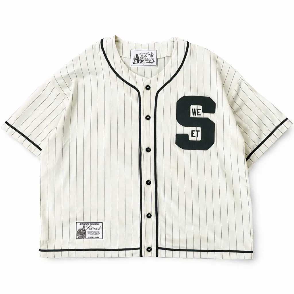 SWEET PINSTRIPE JERSEY - WHITE sold by Sweet Hat Co