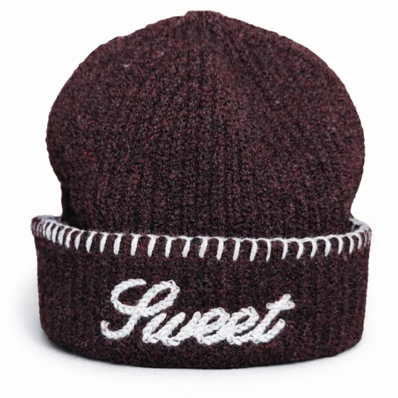 SWEET BACCARA ROSE KNIT BEANIE made by Sweet Hat Co