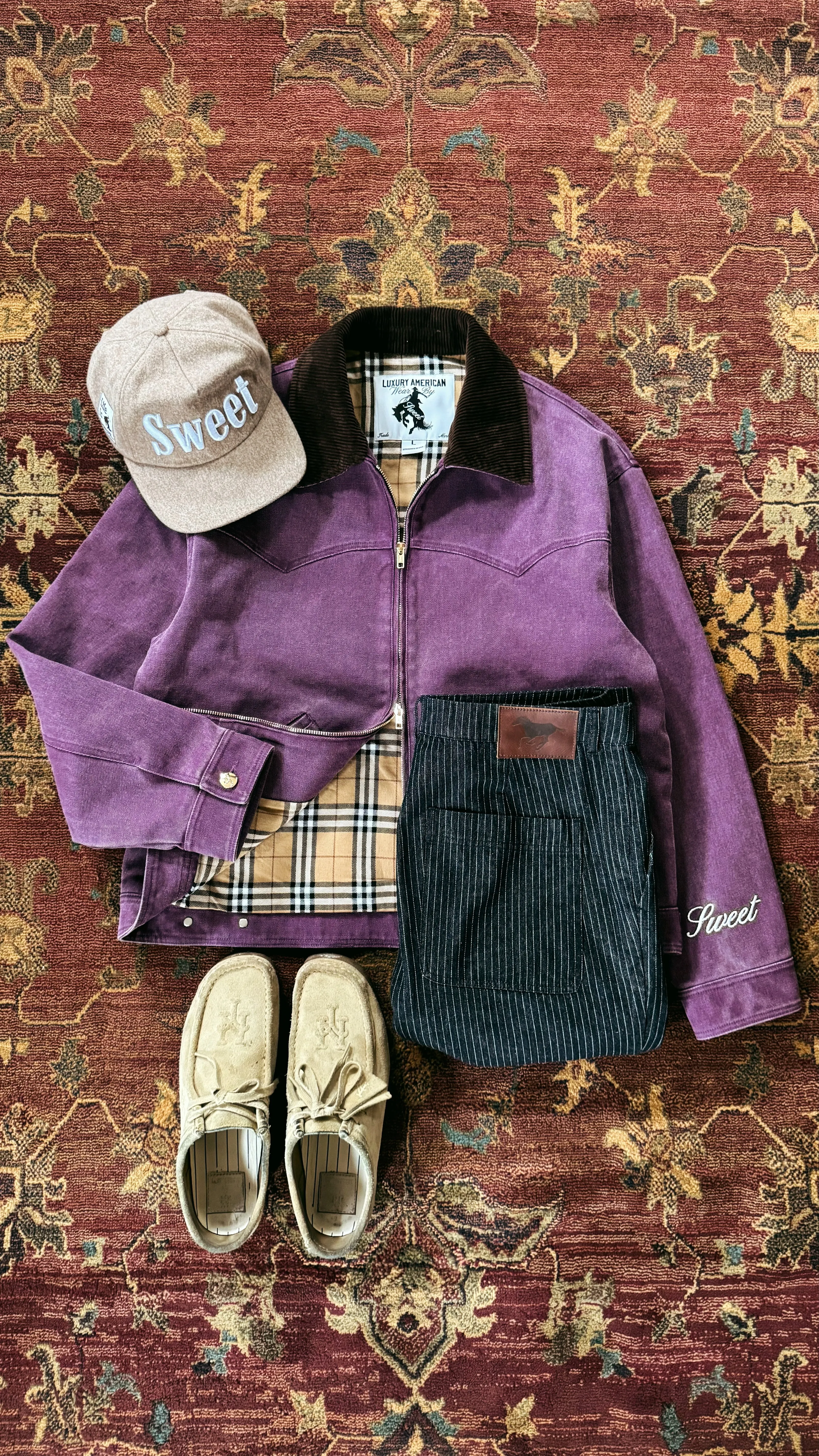 SWEET WINE CANVAS JACKET sold by Sweet Hat Co product image thumbnail 2