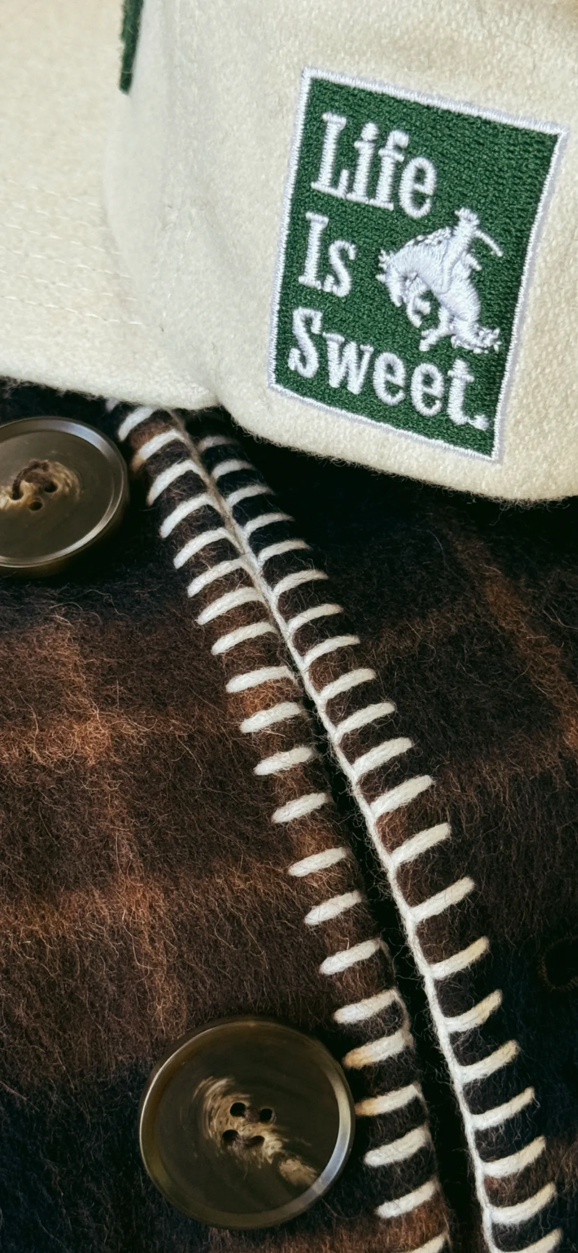 SWEET PLAID WOOL JACKET sold by Sweet Hat Co product image thumbnail 5