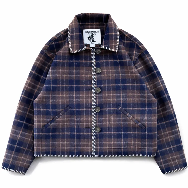 SWEET PLAID WOOL JACKET made by Sweet Hat Co