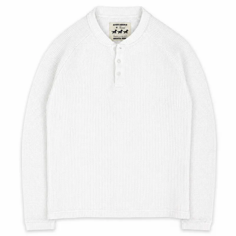 SWEET WAFFLE KNIT HENLEY made by Sweet Hat Co