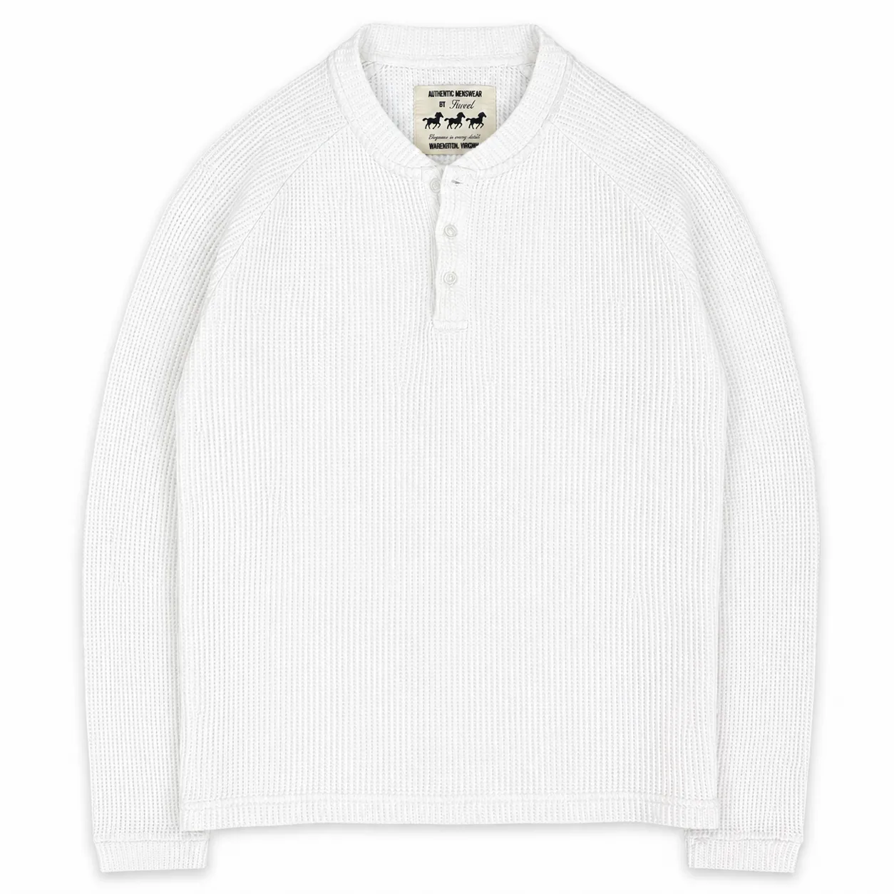 SWEET WAFFLE KNIT HENLEY sold by Sweet Hat Co