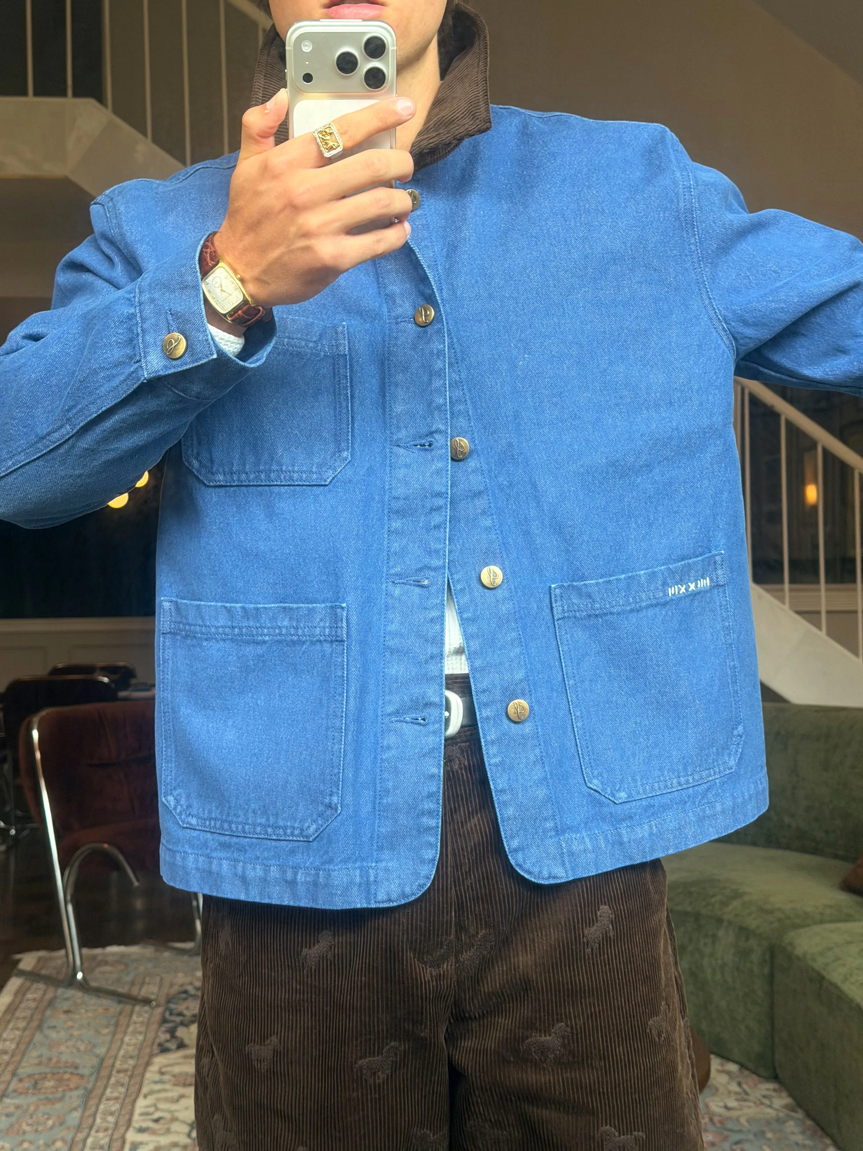 SWEET DENIM CHORE COAT sold by Sweet Hat Co product image thumbnail 4
