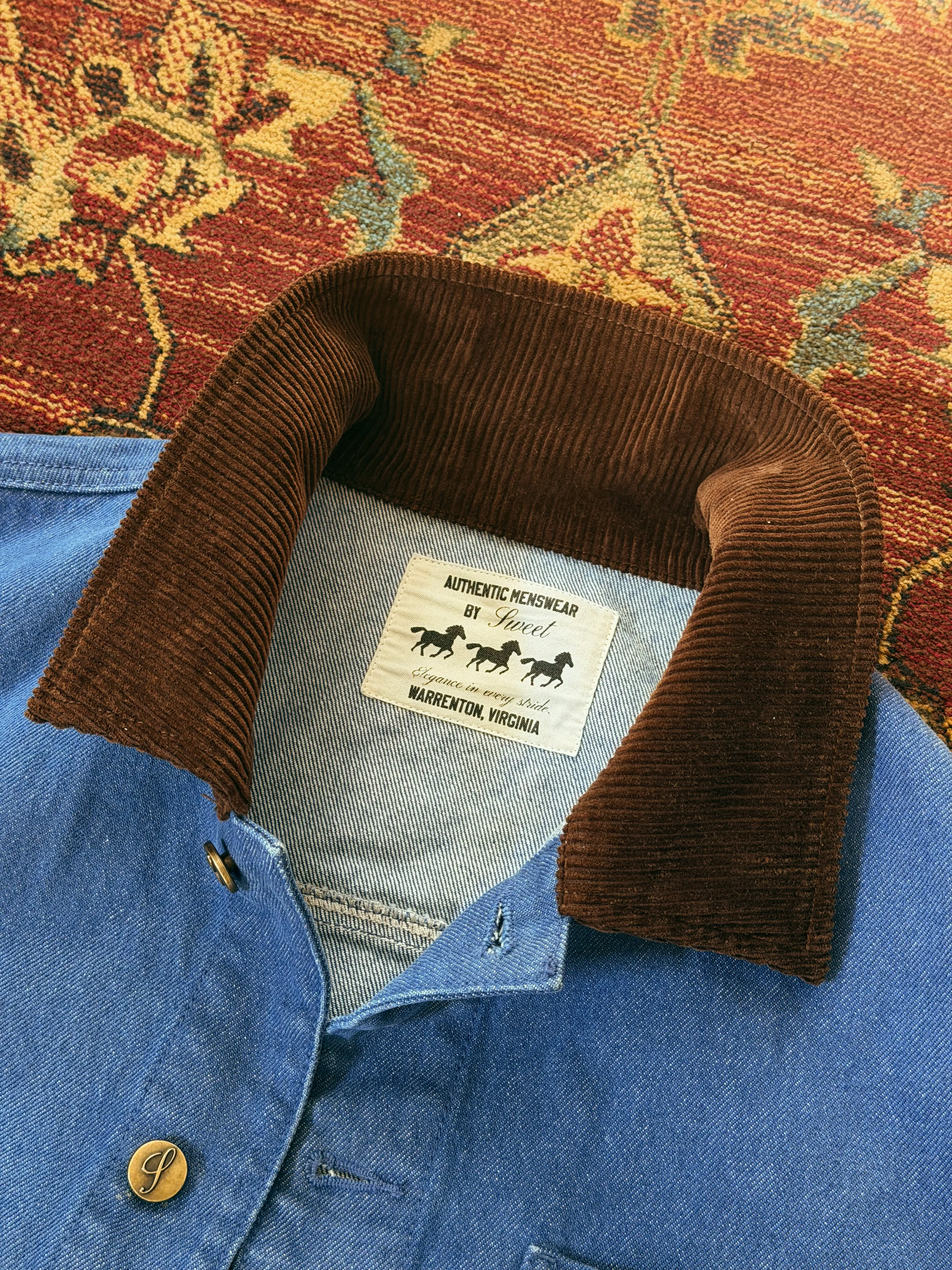 SWEET DENIM CHORE COAT sold by Sweet Hat Co product image thumbnail 3