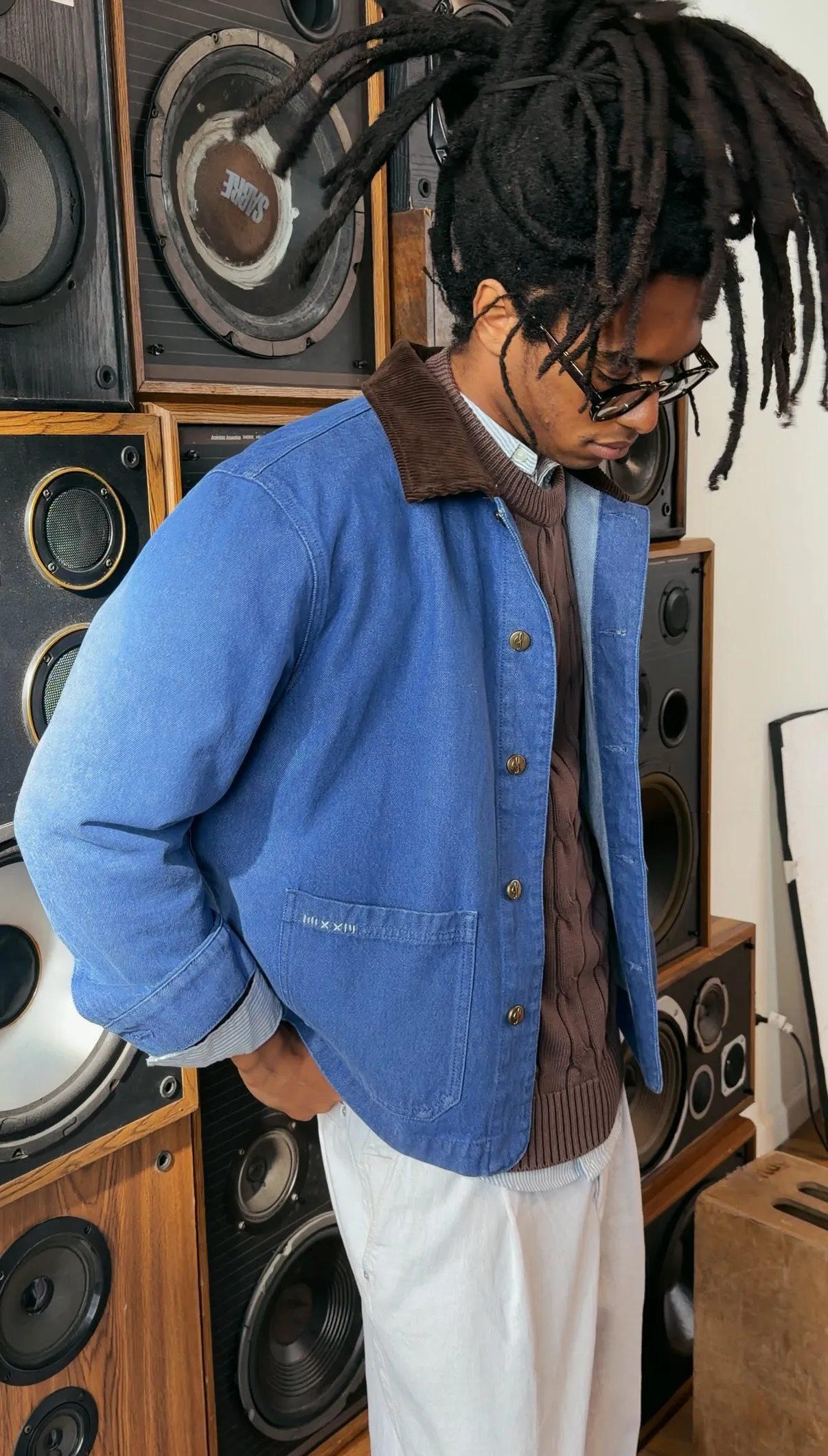 SWEET DENIM CHORE COAT sold by Sweet Hat Co product image thumbnail 2
