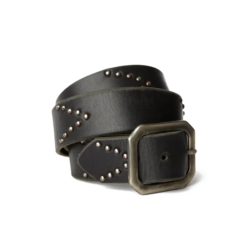 Studded Chevron Belt - Black made by Free Agency