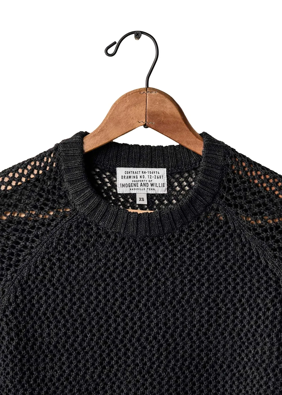 Cascabel Open Weave Sweater - Black sold by Free Agency product image thumbnail 2