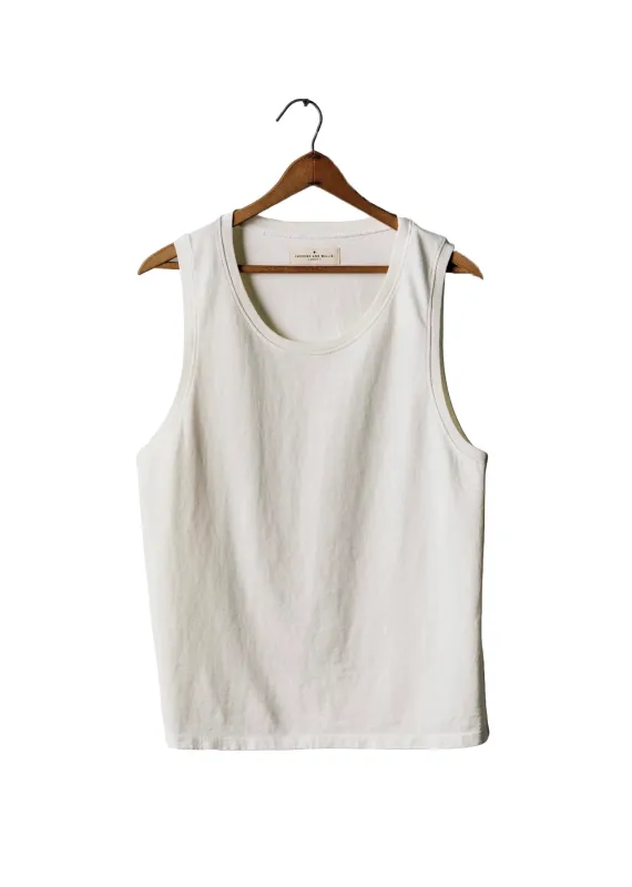 Midweight Box Tank - Vintage White made by Free Agency