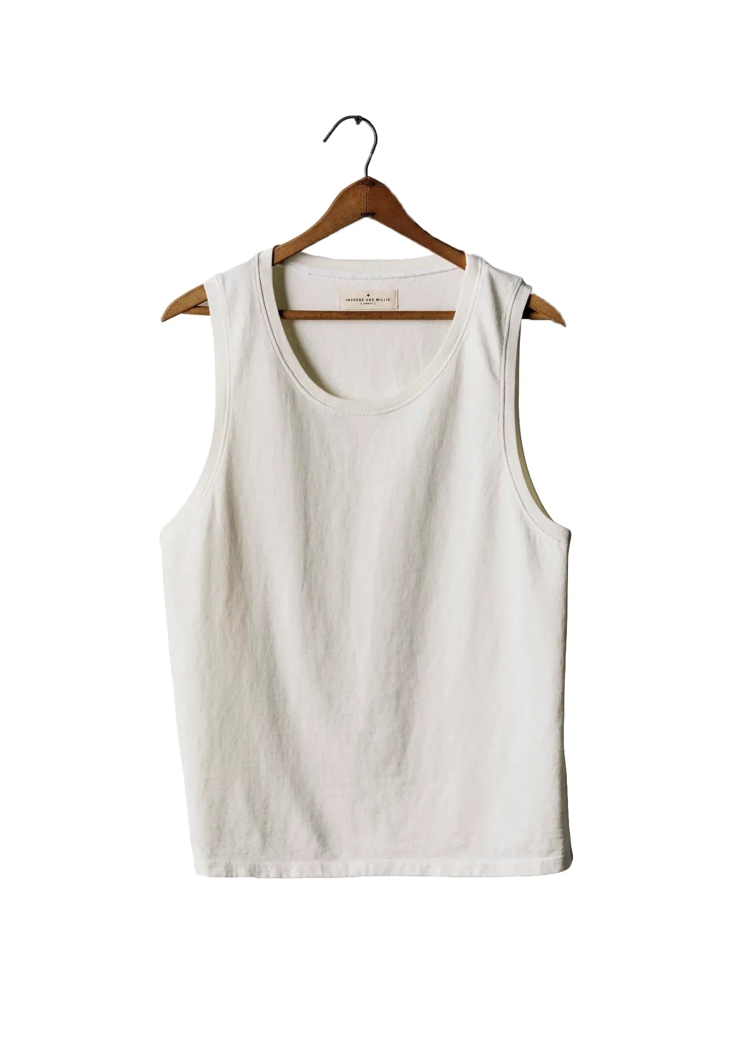 Midweight Box Tank - Vintage White sold by Free Agency
