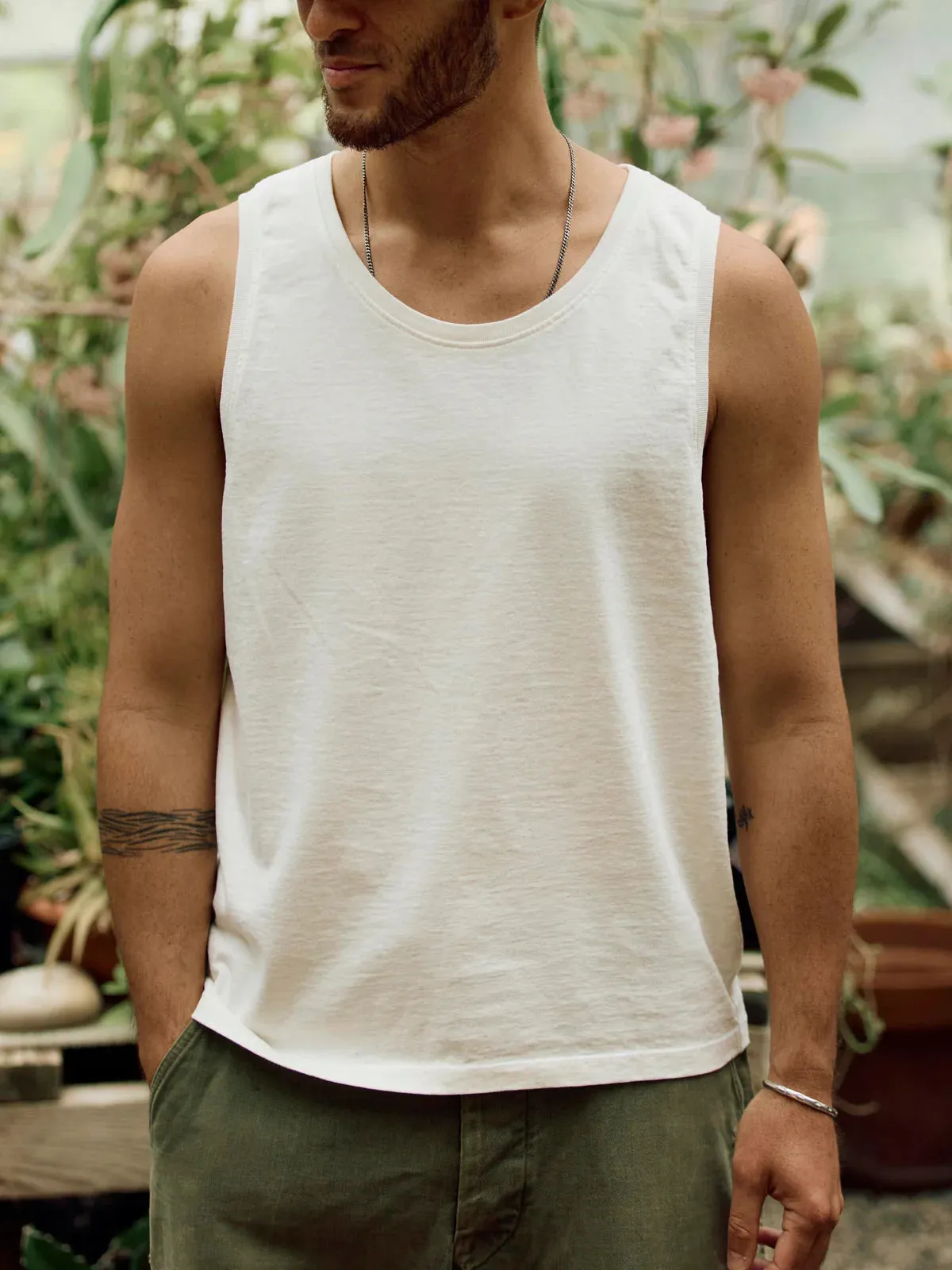 Midweight Box Tank - Vintage White sold by Free Agency product image thumbnail 5