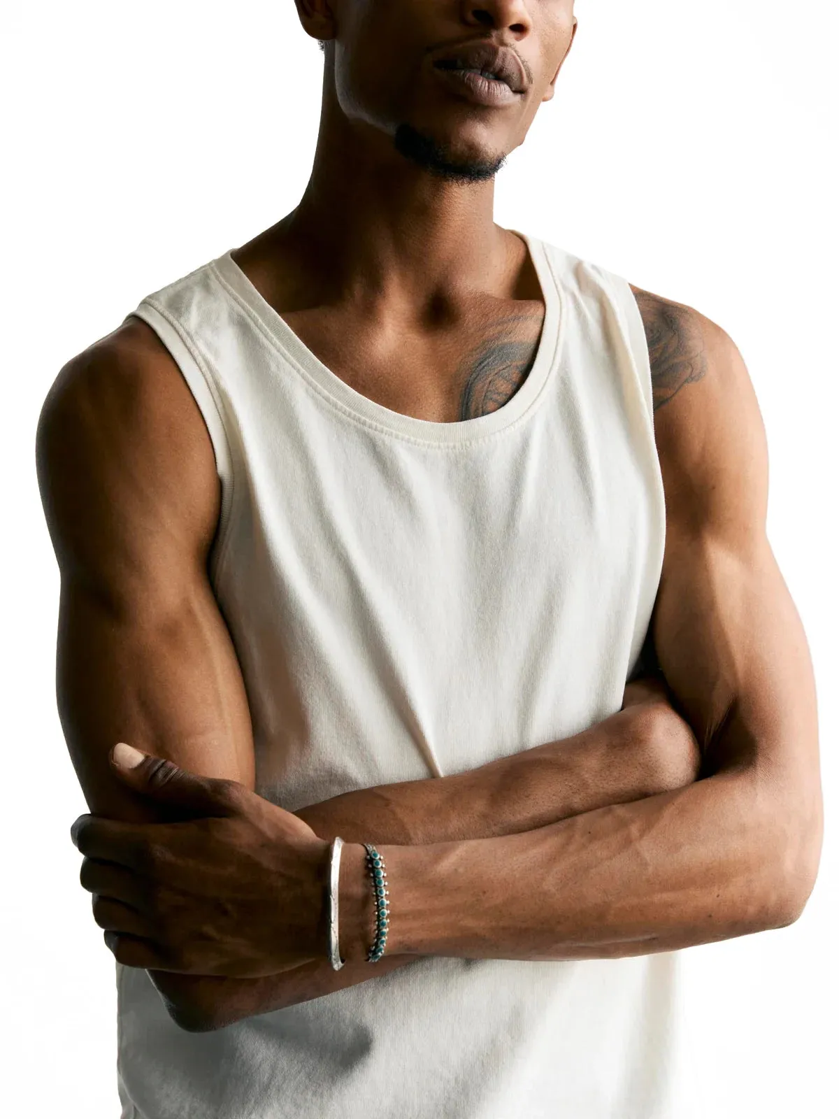 Midweight Box Tank - Vintage White sold by Free Agency product image thumbnail 2