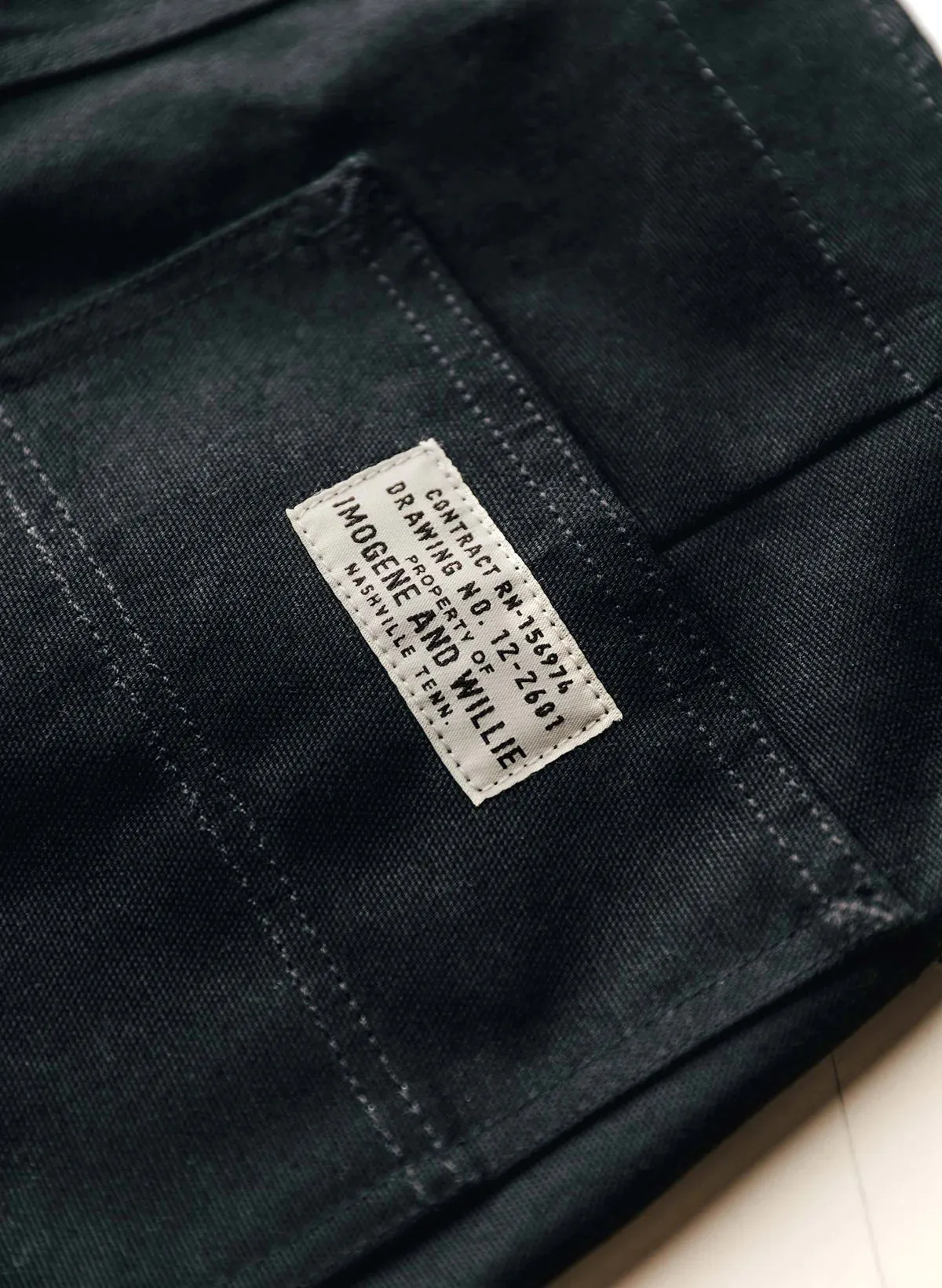 Hencye Canvas Workpant - Black sold by Free Agency product image thumbnail 4