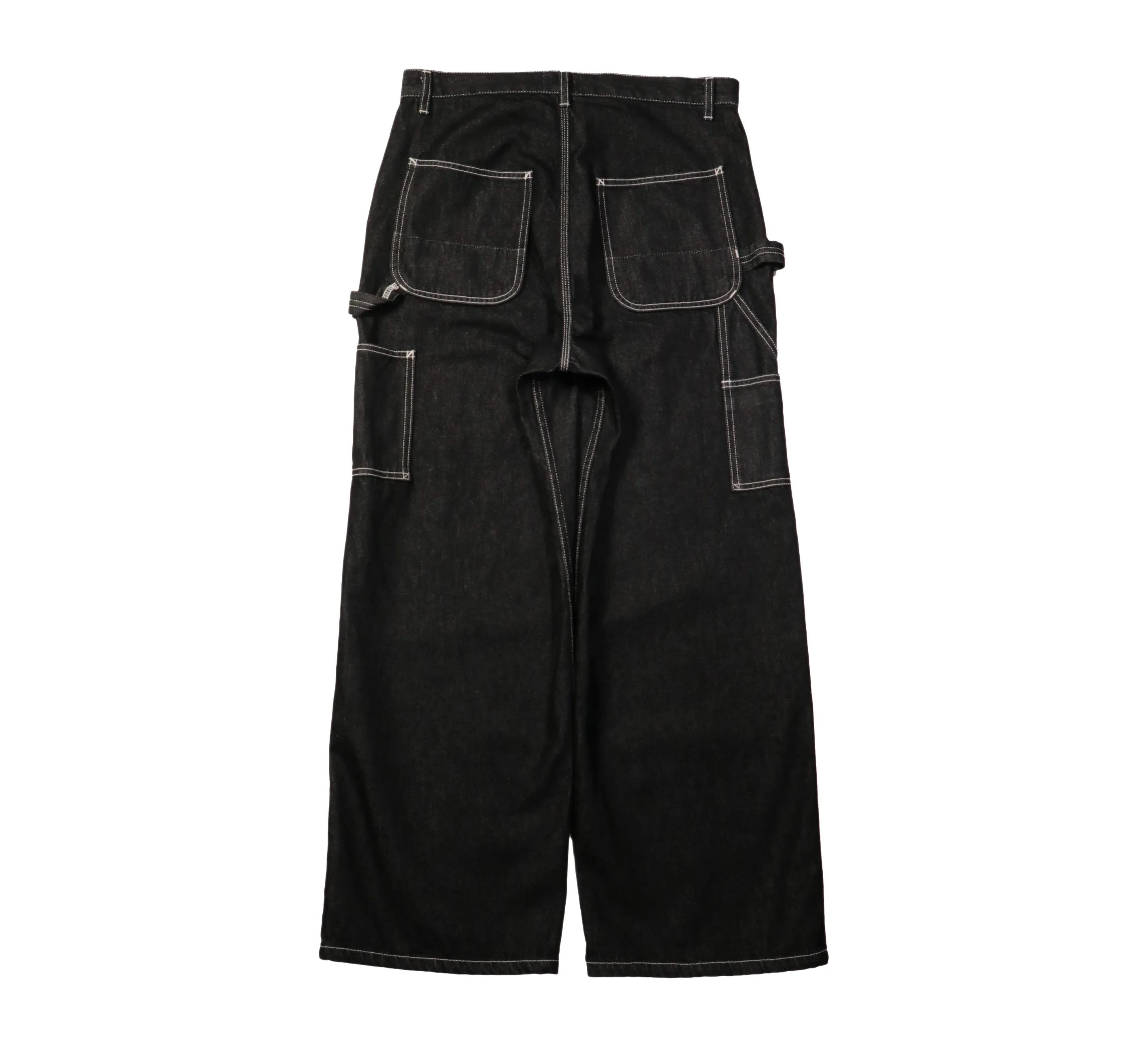 W-Strap Painter Pants - 11oz Denim OW - Black sold by Free Agency product image thumbnail 2