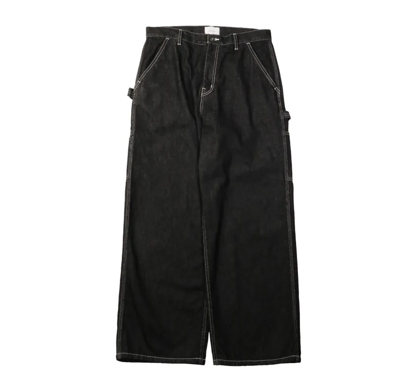W-Strap Painter Pants - 11oz Denim OW - Black made by Free Agency