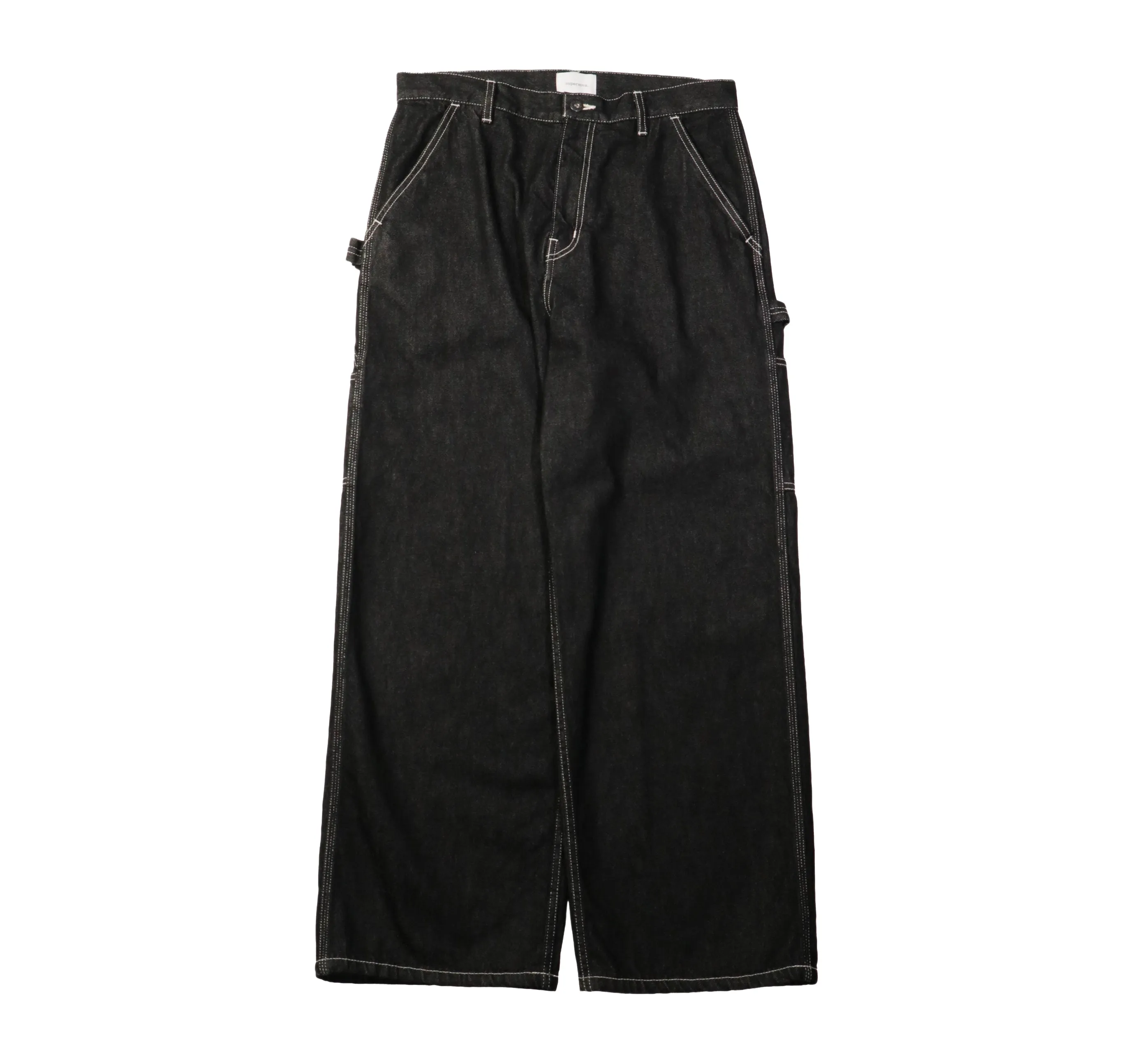 W-Strap Painter Pants - 11oz Denim OW - Black sold by Free Agency