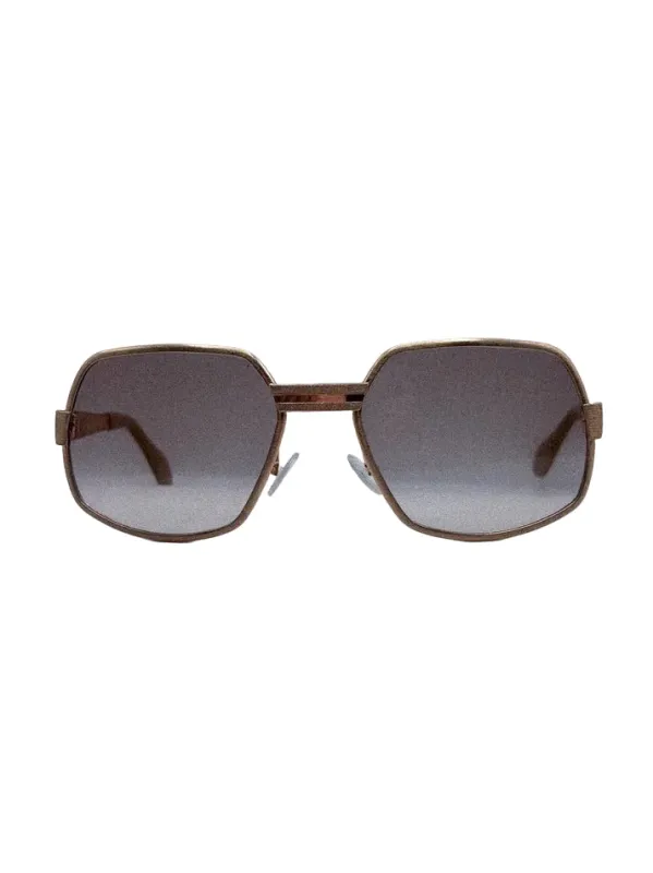 "Chestnut Lens" 1980s Neostyle Sunglasses made by Free Agency