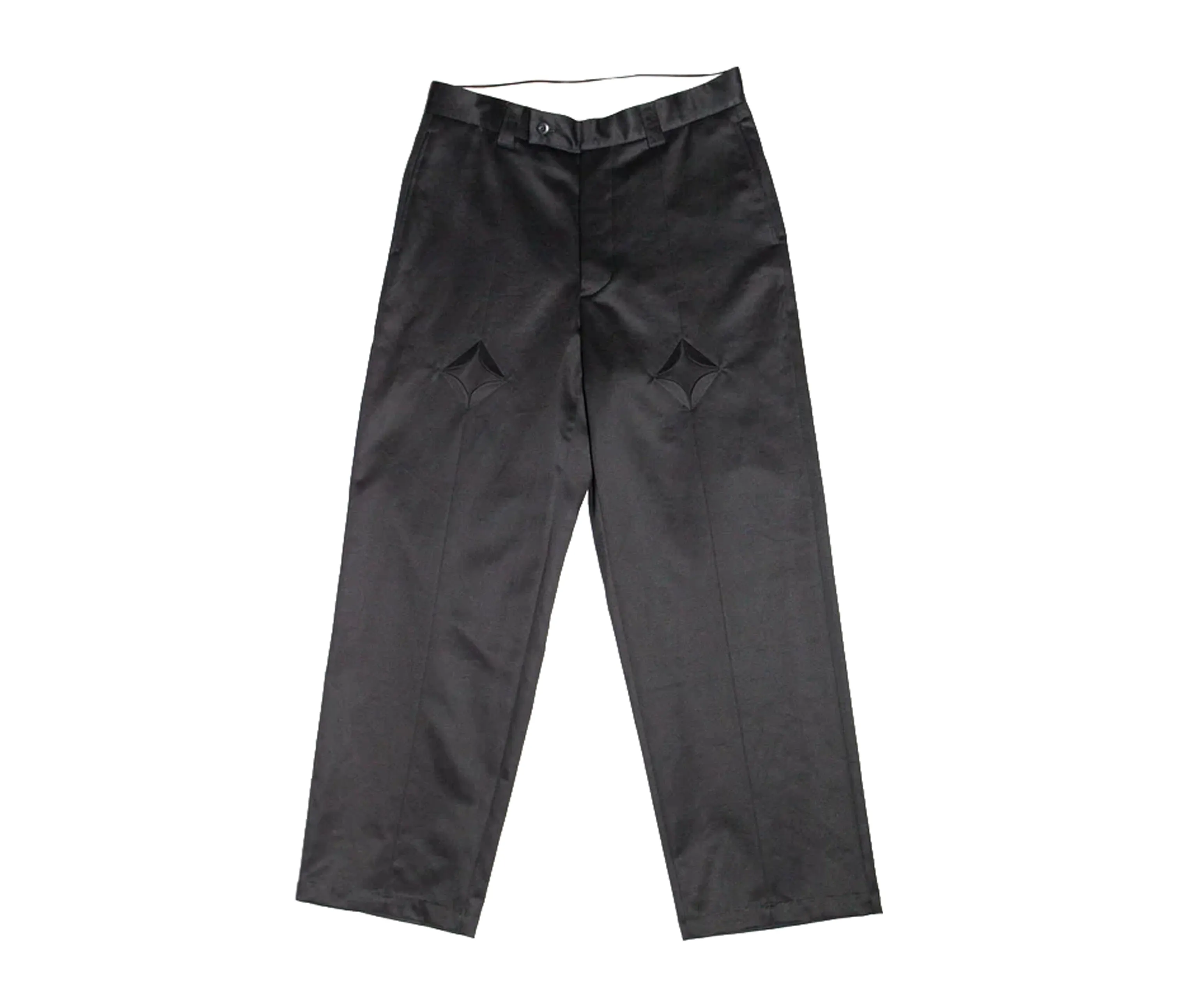 Rhombus Chino Pants - Black sold by Free Agency