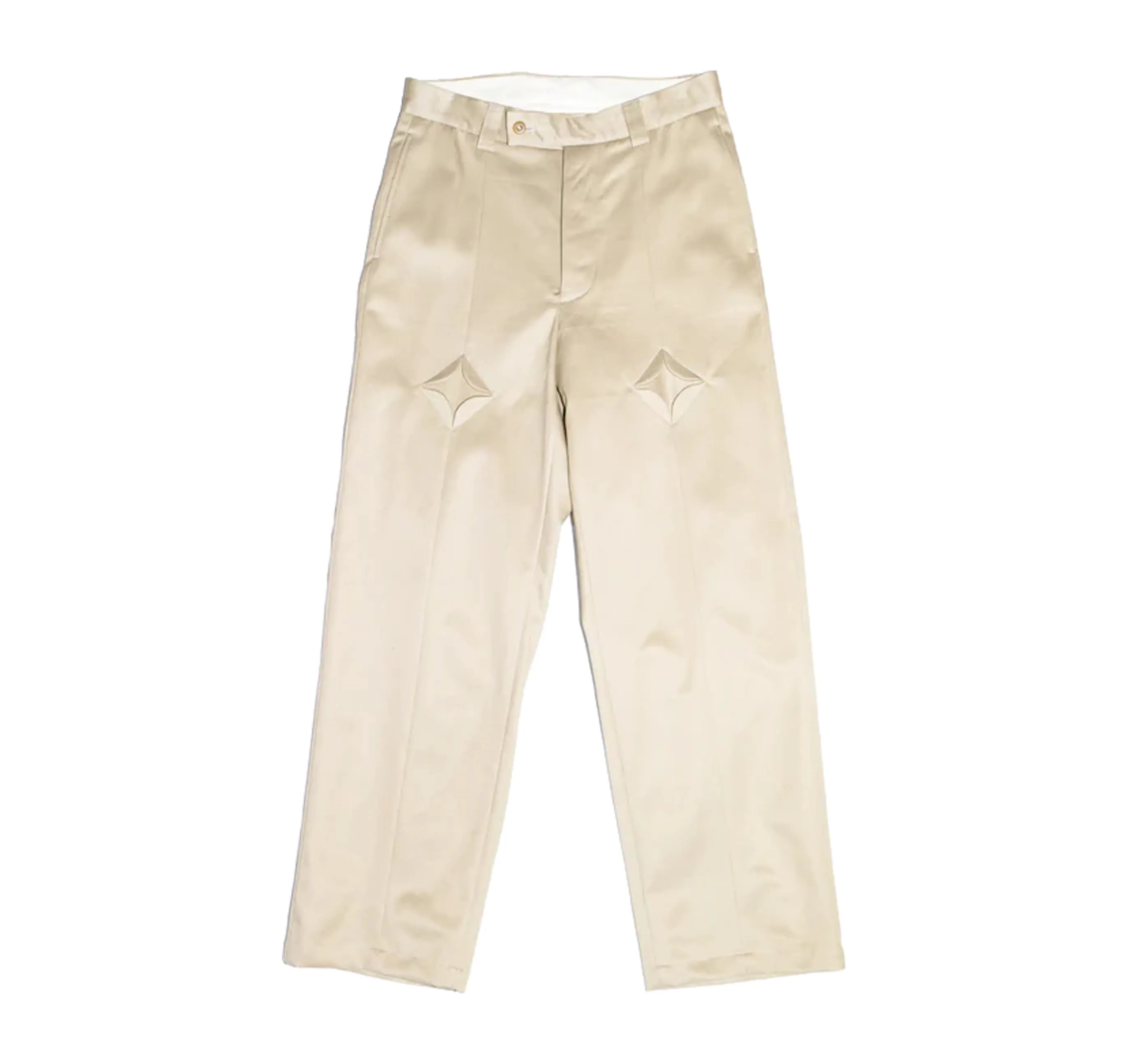 Rhombus Chino Pants - Sand Beige sold by Free Agency