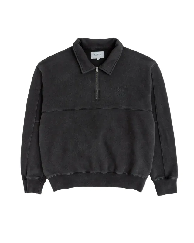 Green Man 1/4 Zip - Ash made by Free Agency