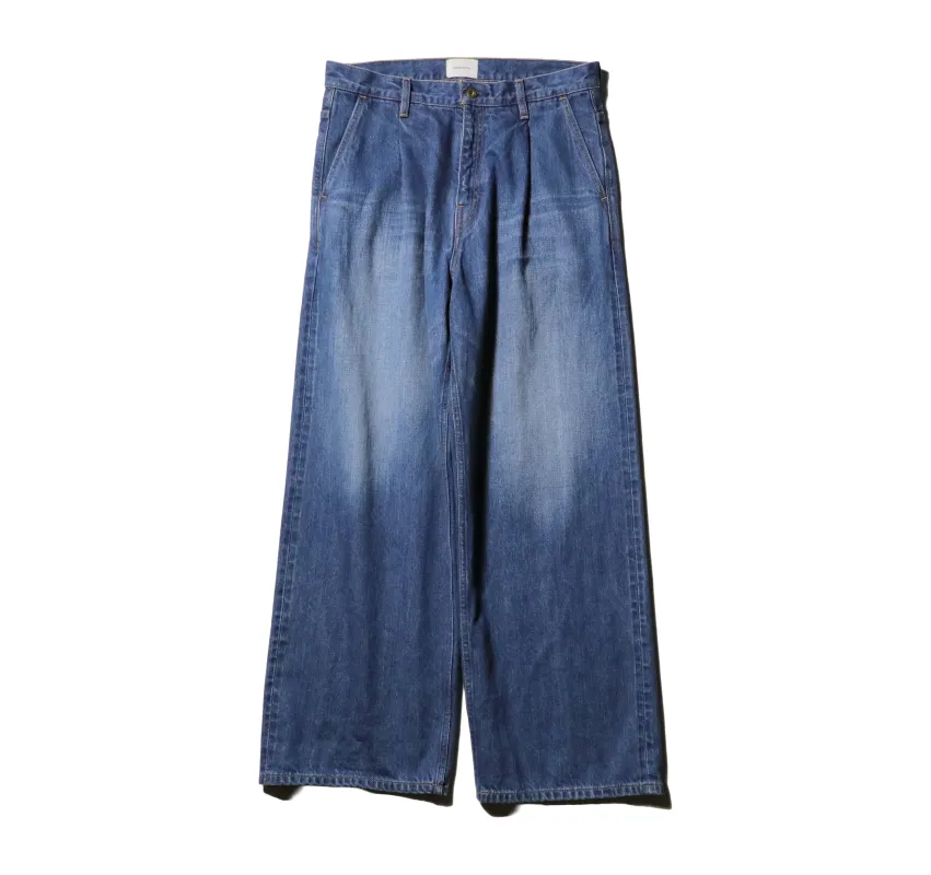 Old Vintage Wash Selvedge Jeans/Mid Indigo made by Free Agency