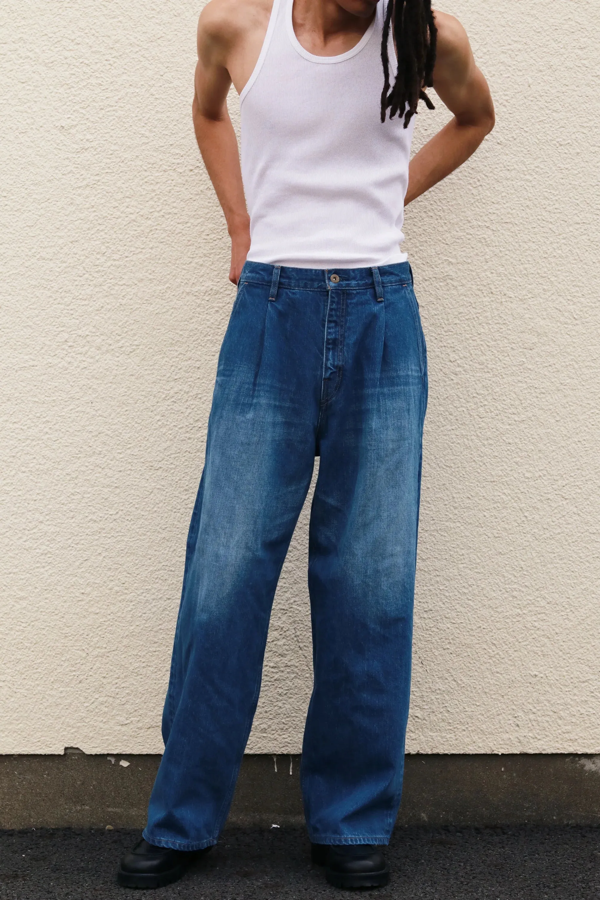 Old Vintage Wash Selvedge Jeans/Mid Indigo sold by Free Agency product image thumbnail 5