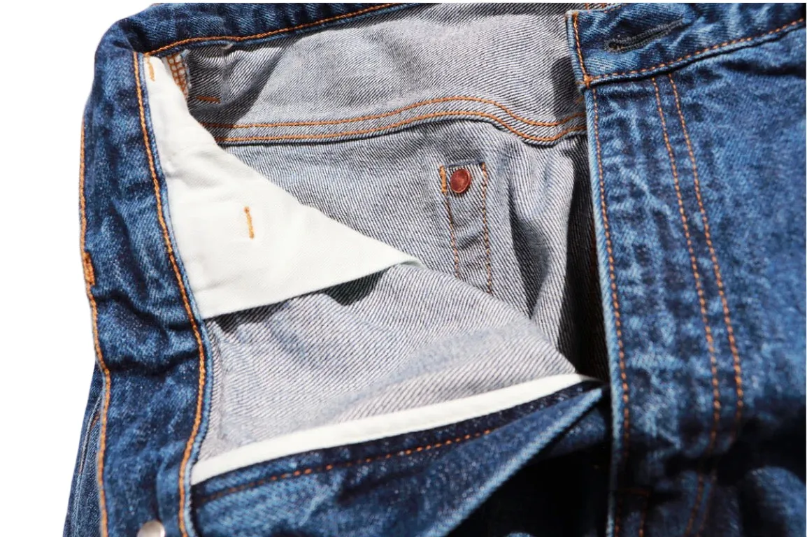 Old Vintage Wash Selvedge Jeans/Mid Indigo sold by Free Agency product image thumbnail 3