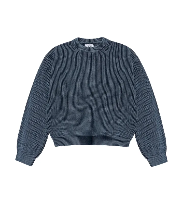 Heavy Shaker Sweater - Navy made by Free Agency