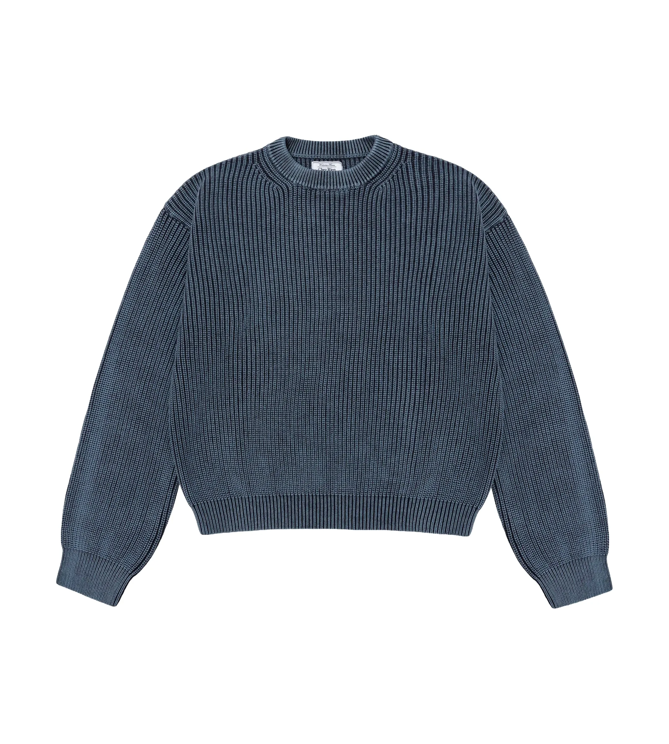 Heavy Shaker Sweater - Navy sold by Free Agency