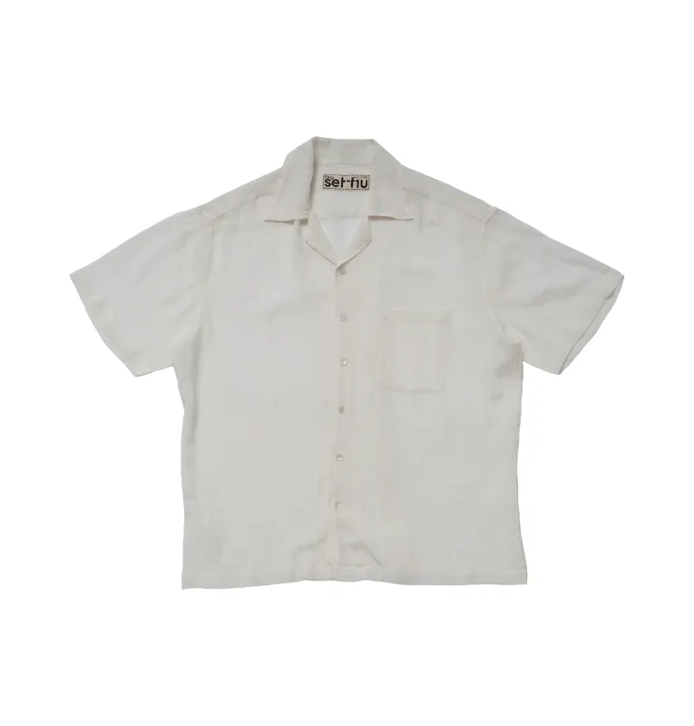 Coastal Camp Shirt - White made by Free Agency