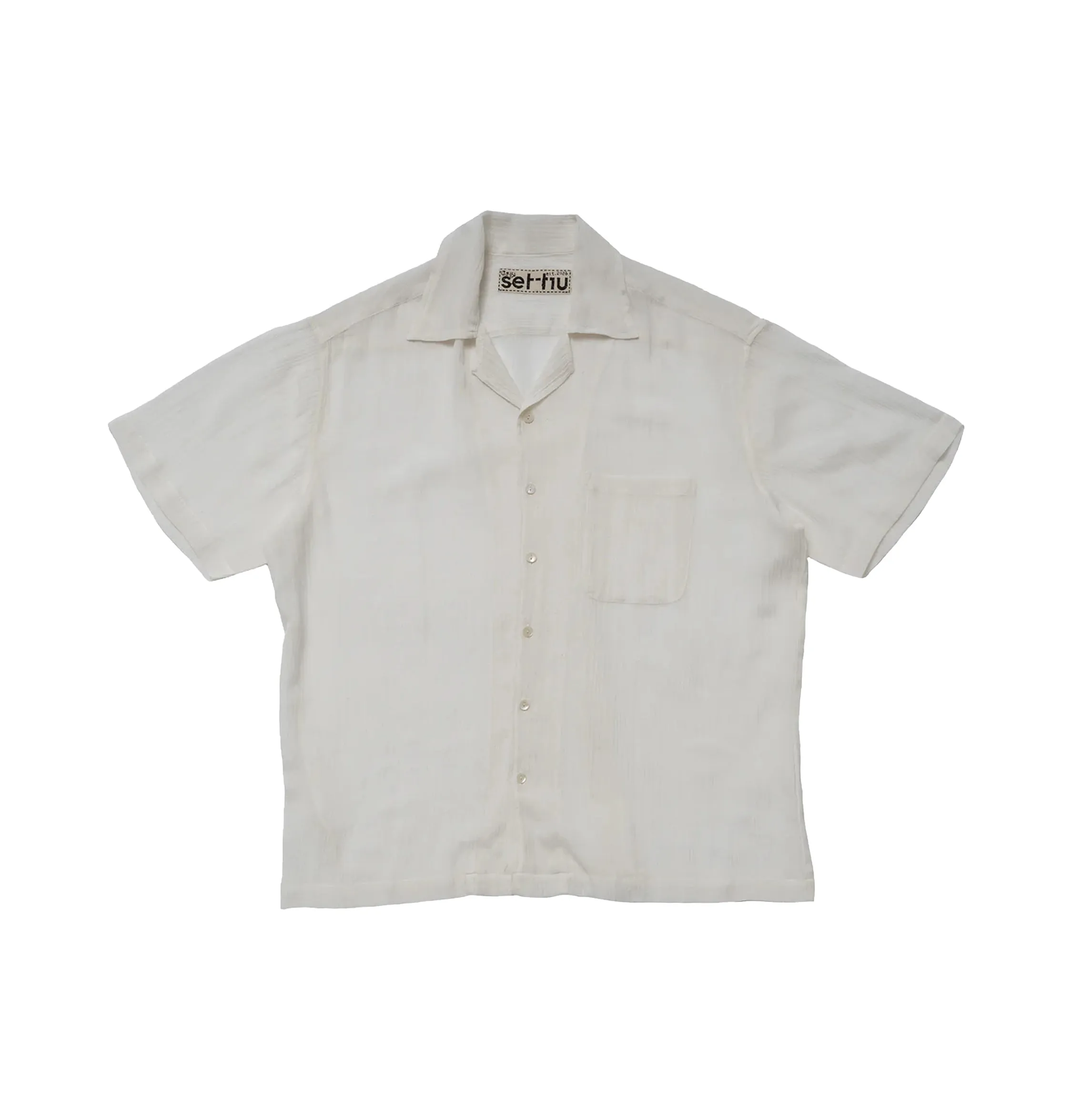 Coastal Camp Shirt - White sold by Free Agency