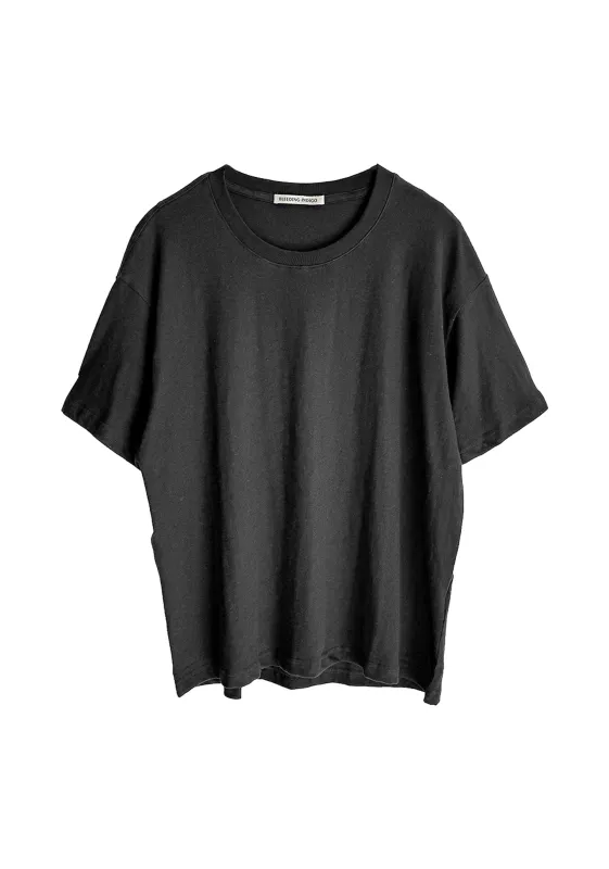 Linen T-shirt - Black made by Free Agency