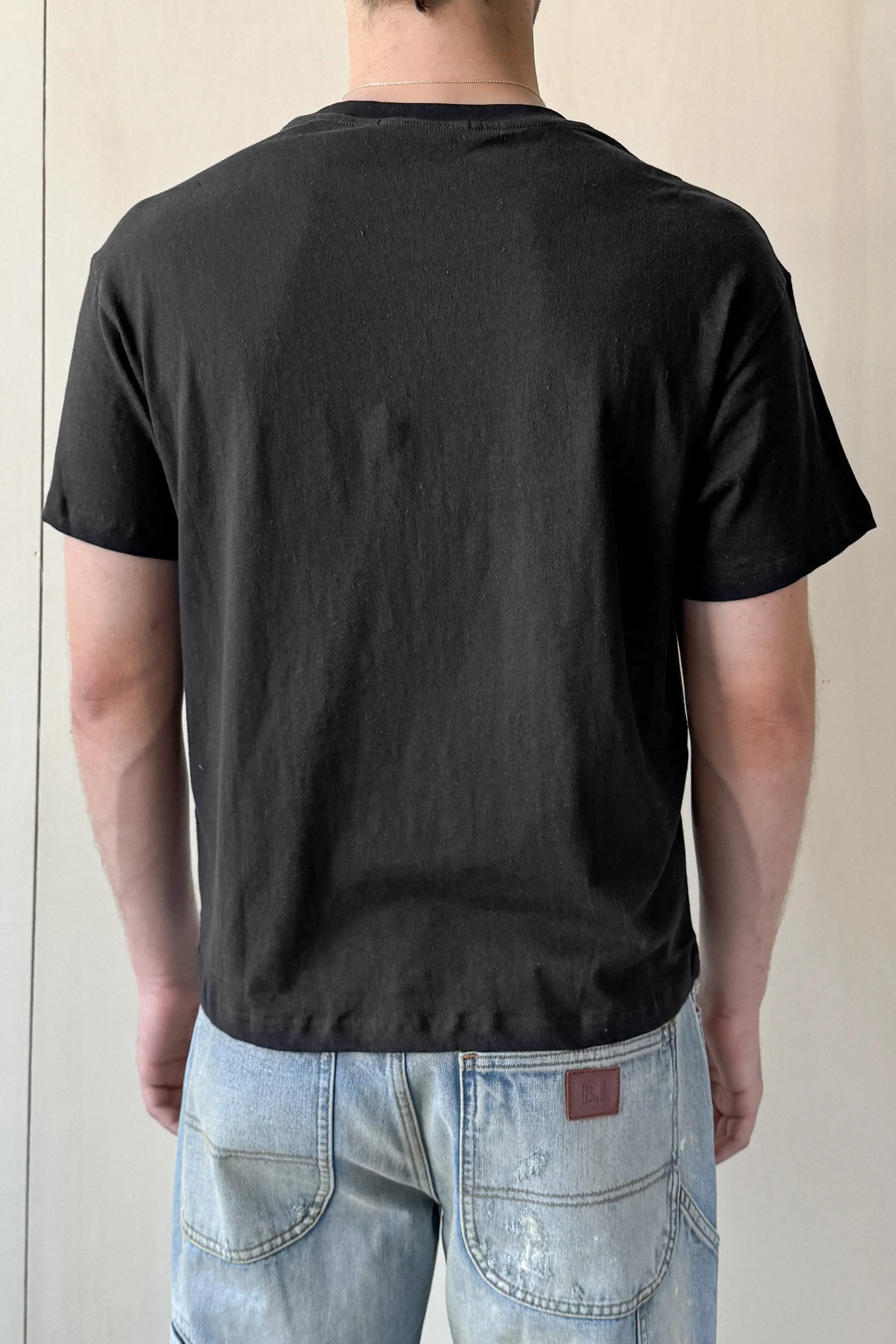 Linen T-shirt - Black sold by Free Agency product image thumbnail 5