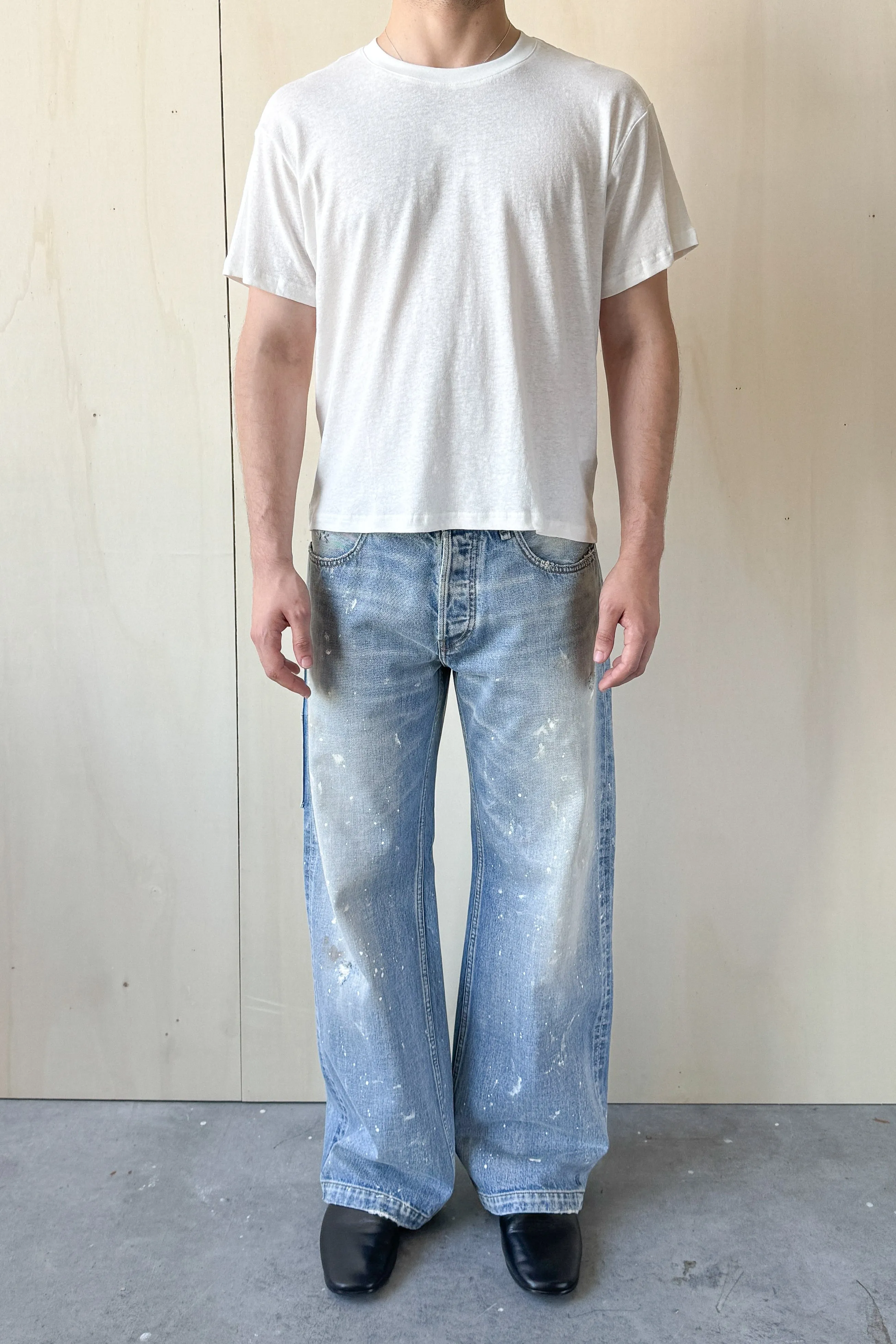 Linen T-shirt - White sold by Free Agency product image thumbnail 4