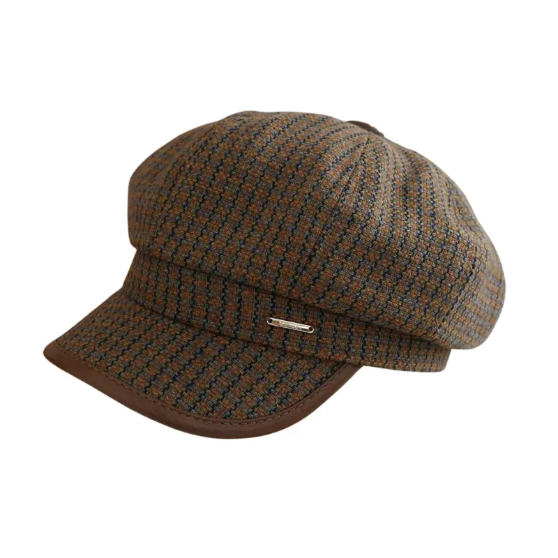Dortmund Women Vintage Cotton Newsboy Cap made by Ghelter
