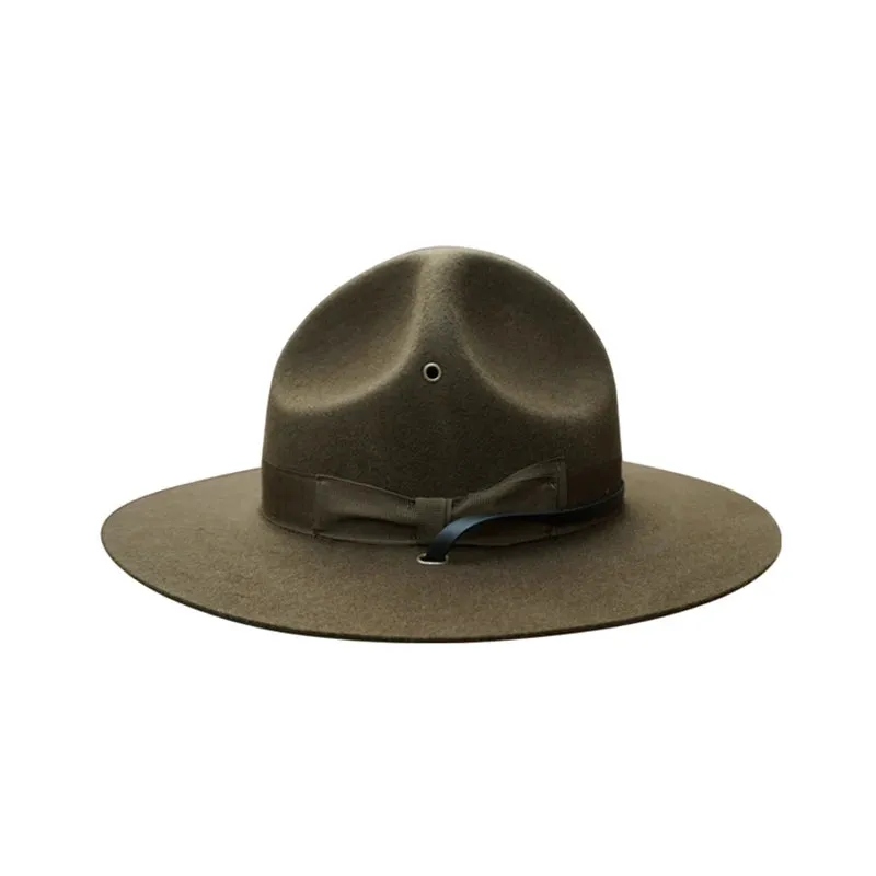 U.S. Marine Corps Green Wool Fedora Hat made by Ghelter